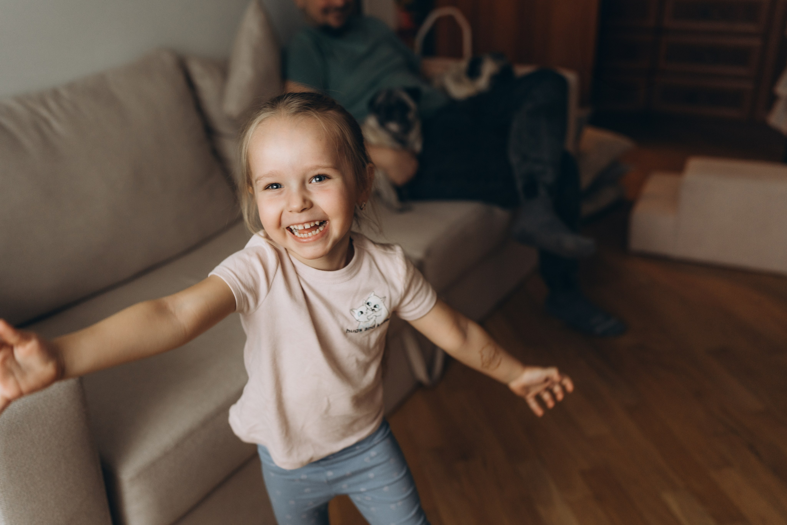 Уютная домашняя фотосессия Любы Димы Веры и Алины. Детский, семейный и ньюборн фотограф в Москве Юлия Шуарт