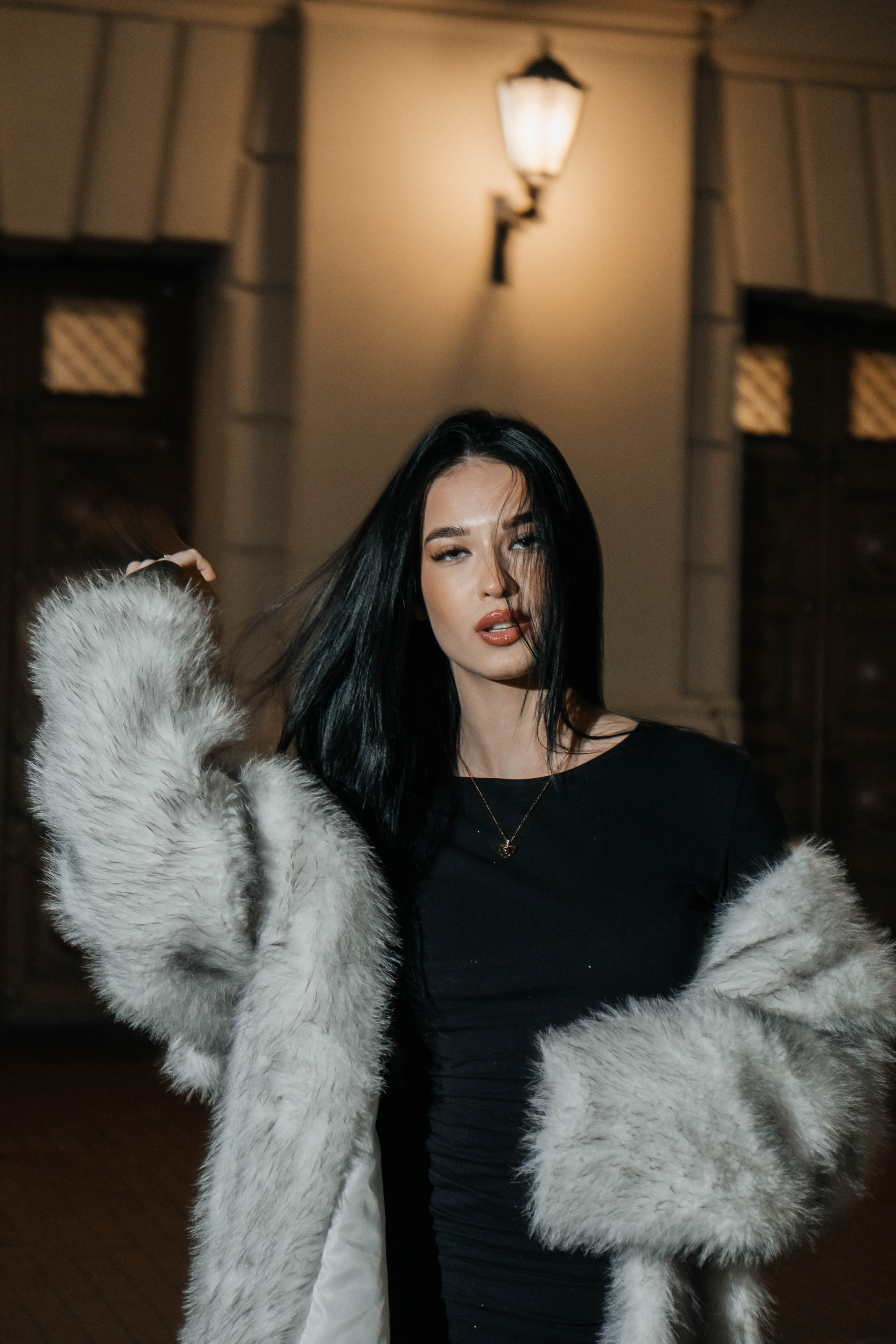 Ночь. Улица. Фонарь. Полина. Свадебный и портретный фотограф Казань | Белебей