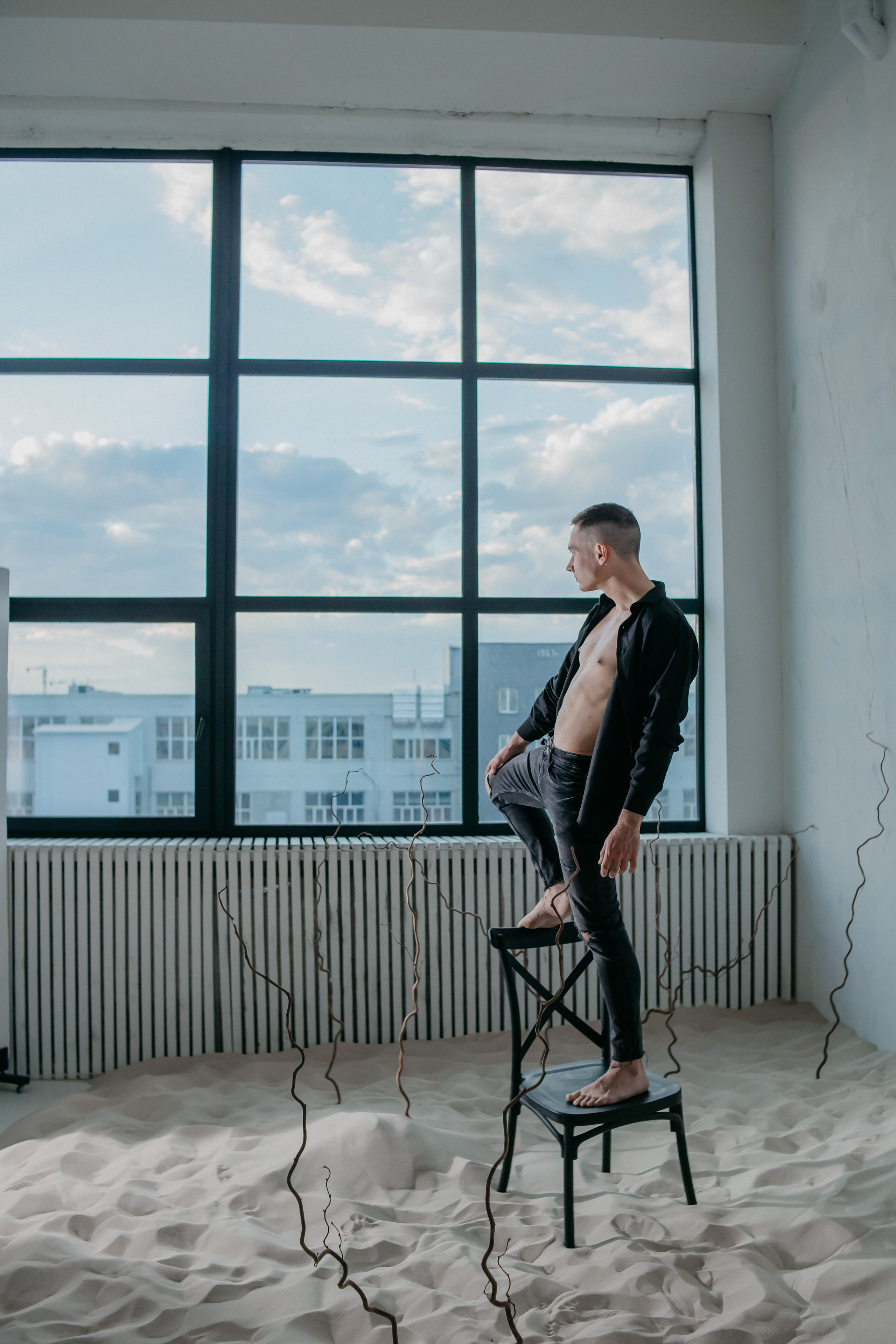 Евгений. Фото в песке. Фотограф Регина Крикунова г. Красноярск