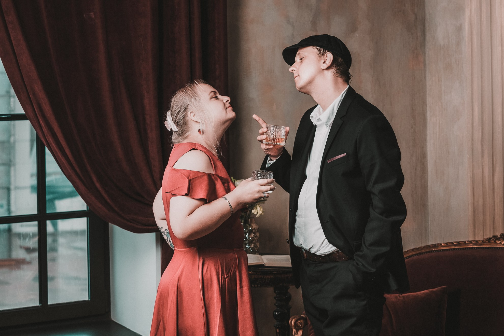 Лавстори. Парная студийная фотосессия