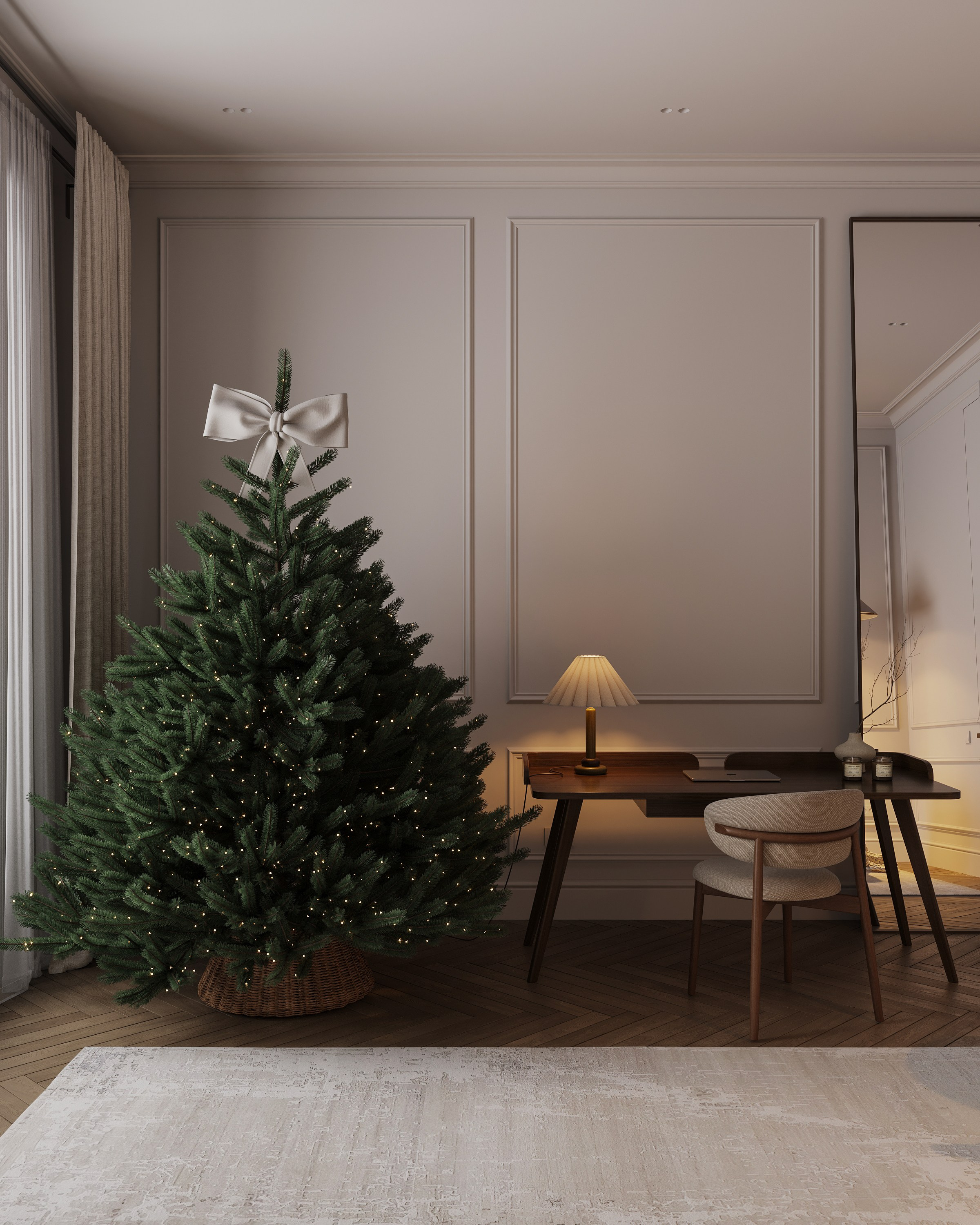 Новогодняя гостинная. 3D визуализатор