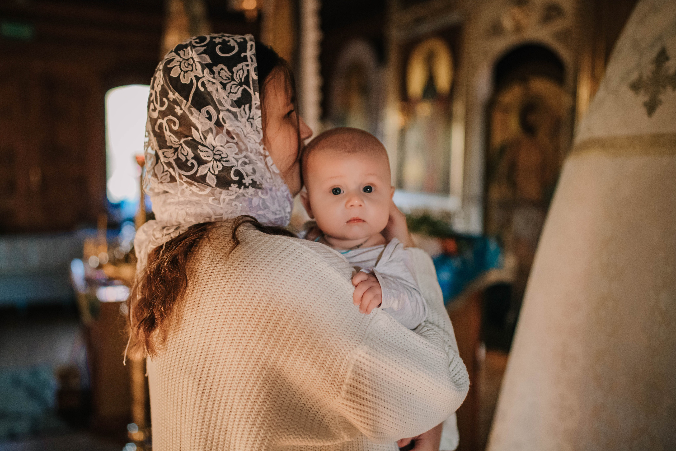 Крещение Дмитрия. Фотограф Дарья Маташкова
