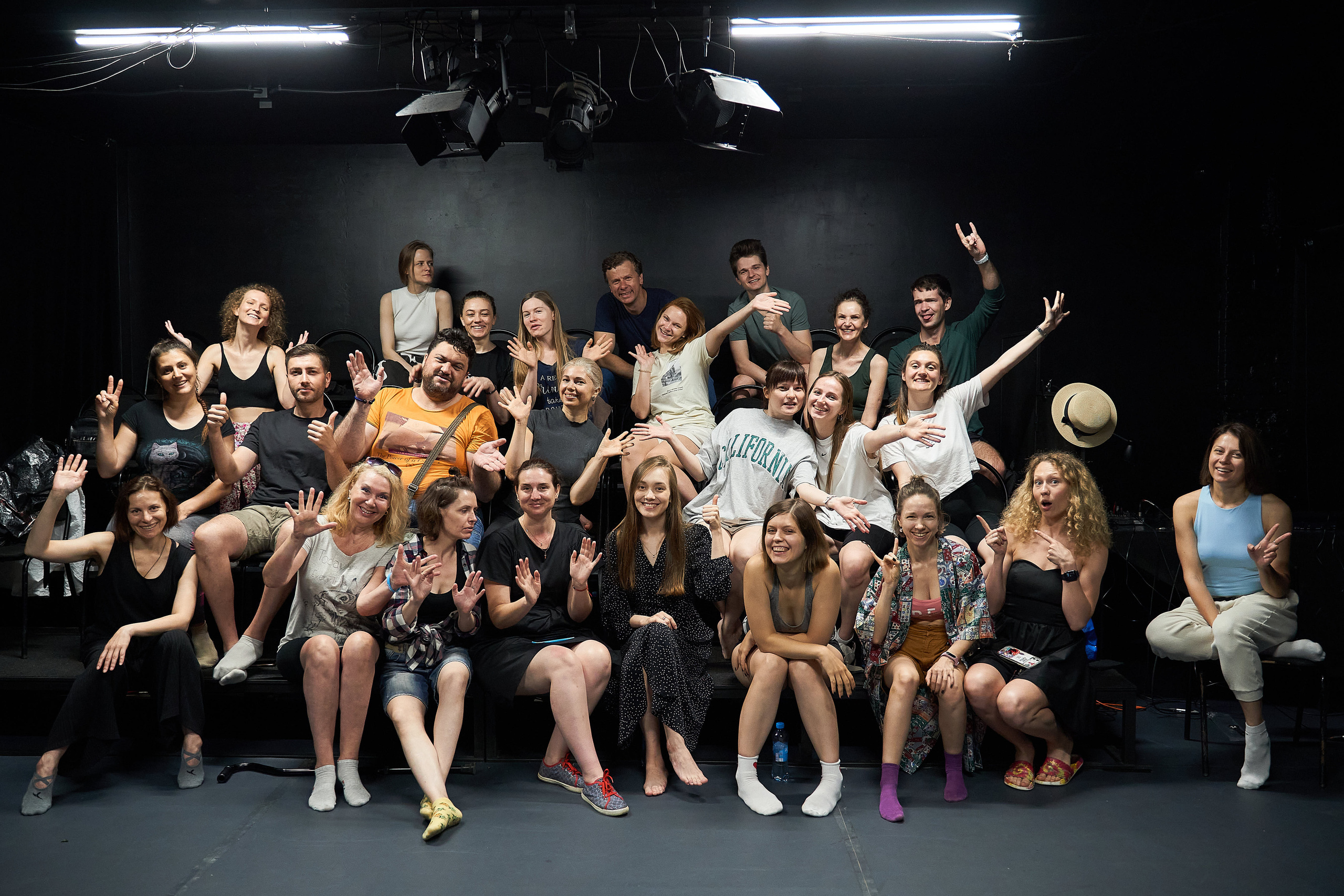 Master class for actors on stage movement photography. Reportage event photographer in Moscow Alexander Gladkiy