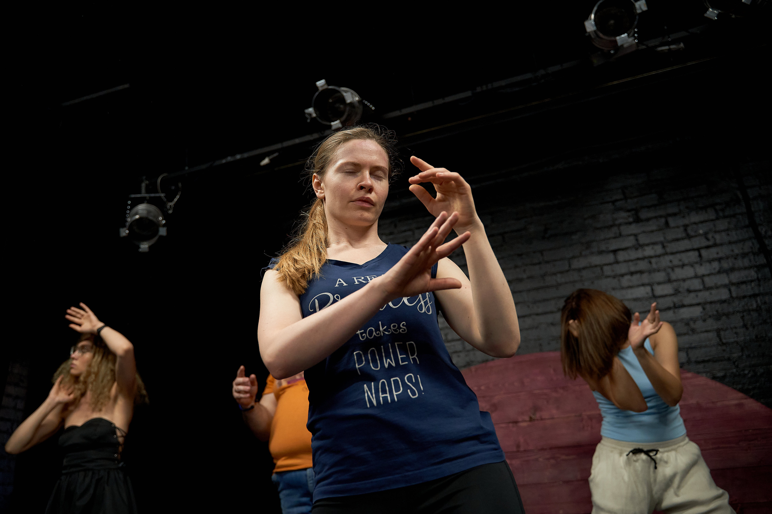 Master class for actors on stage movement photography. Reportage event photographer in Moscow Alexander Gladkiy