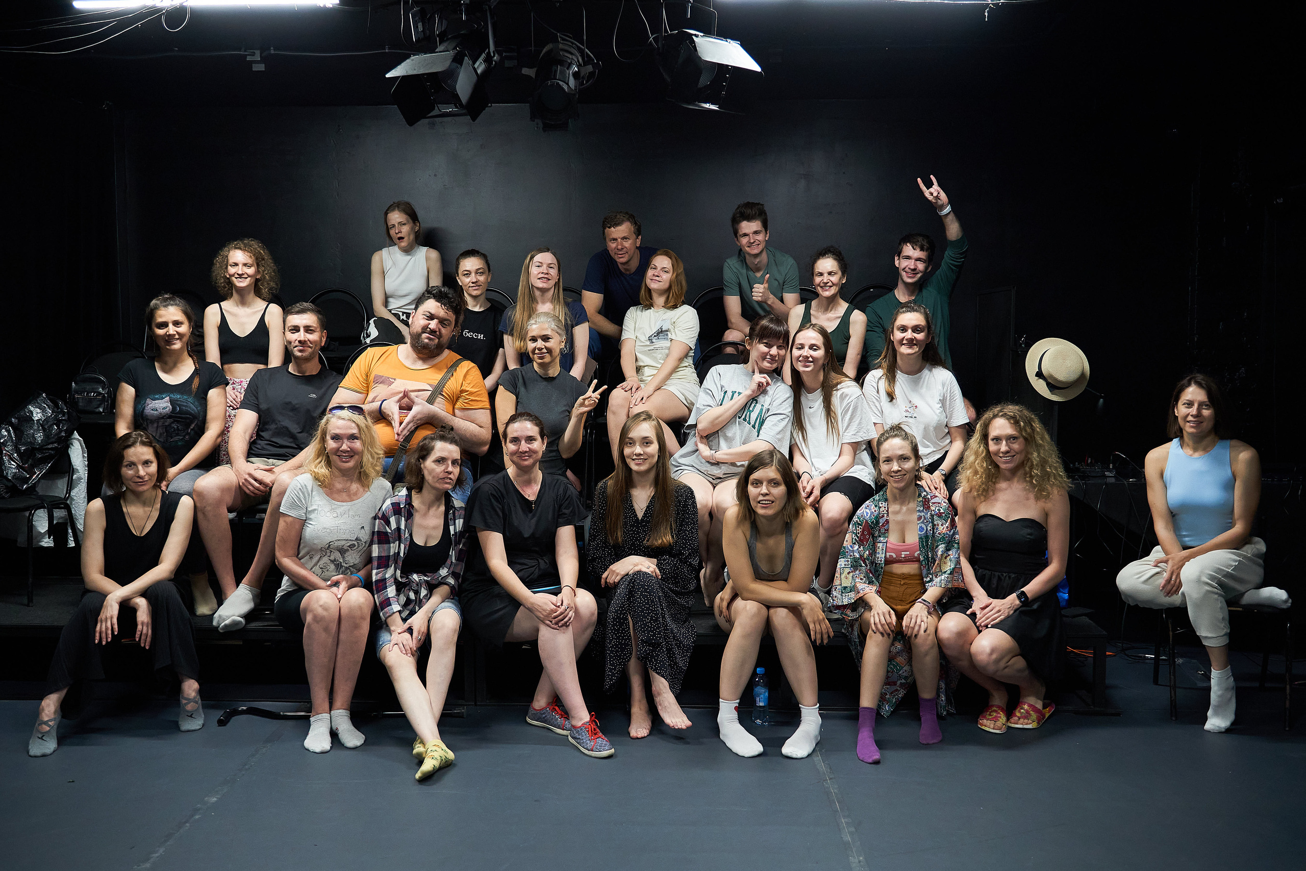 Master class for actors on stage movement photography. Reportage event photographer in Moscow Alexander Gladkiy