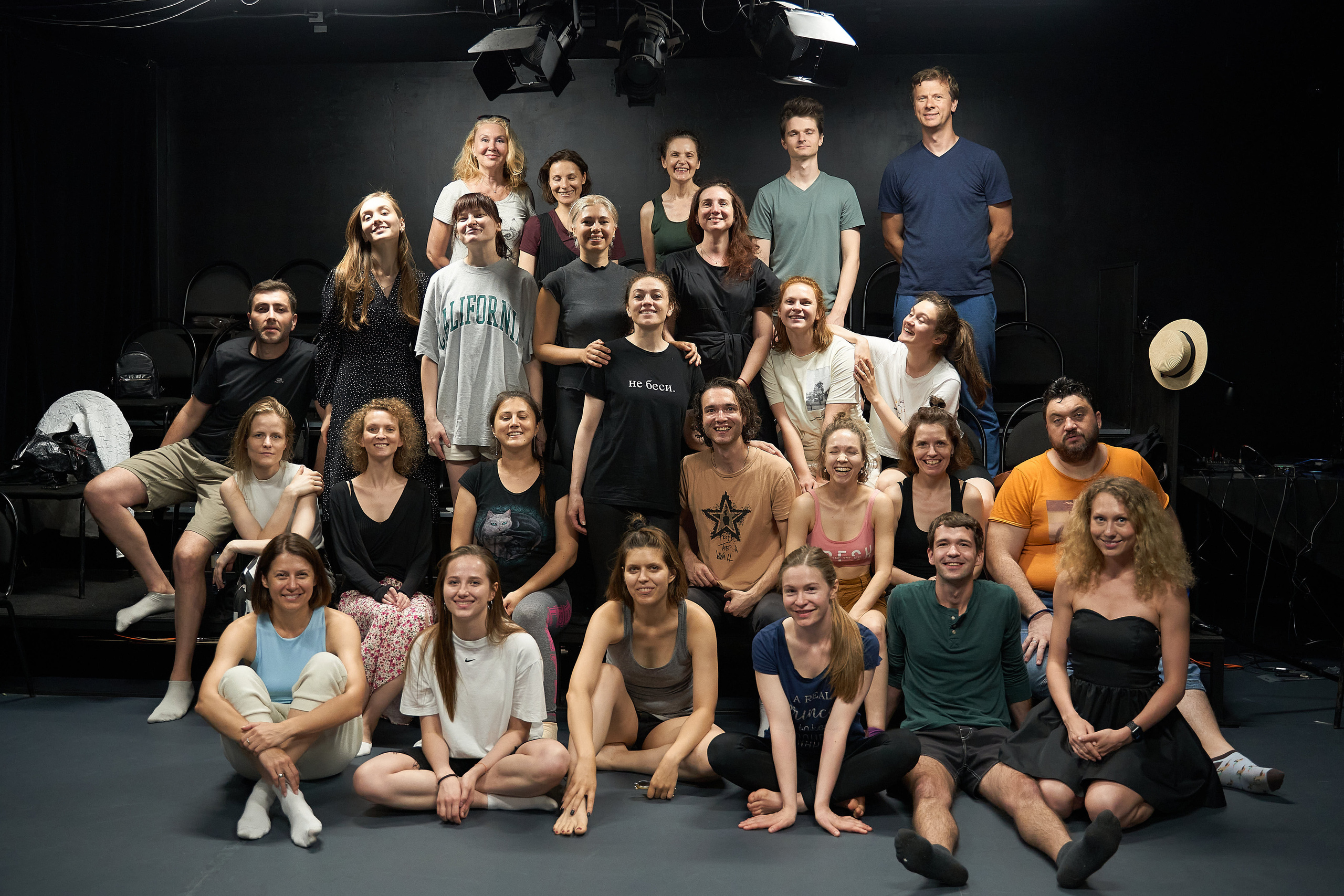 Master class for actors on stage movement photography. Reportage event photographer in Moscow Alexander Gladkiy