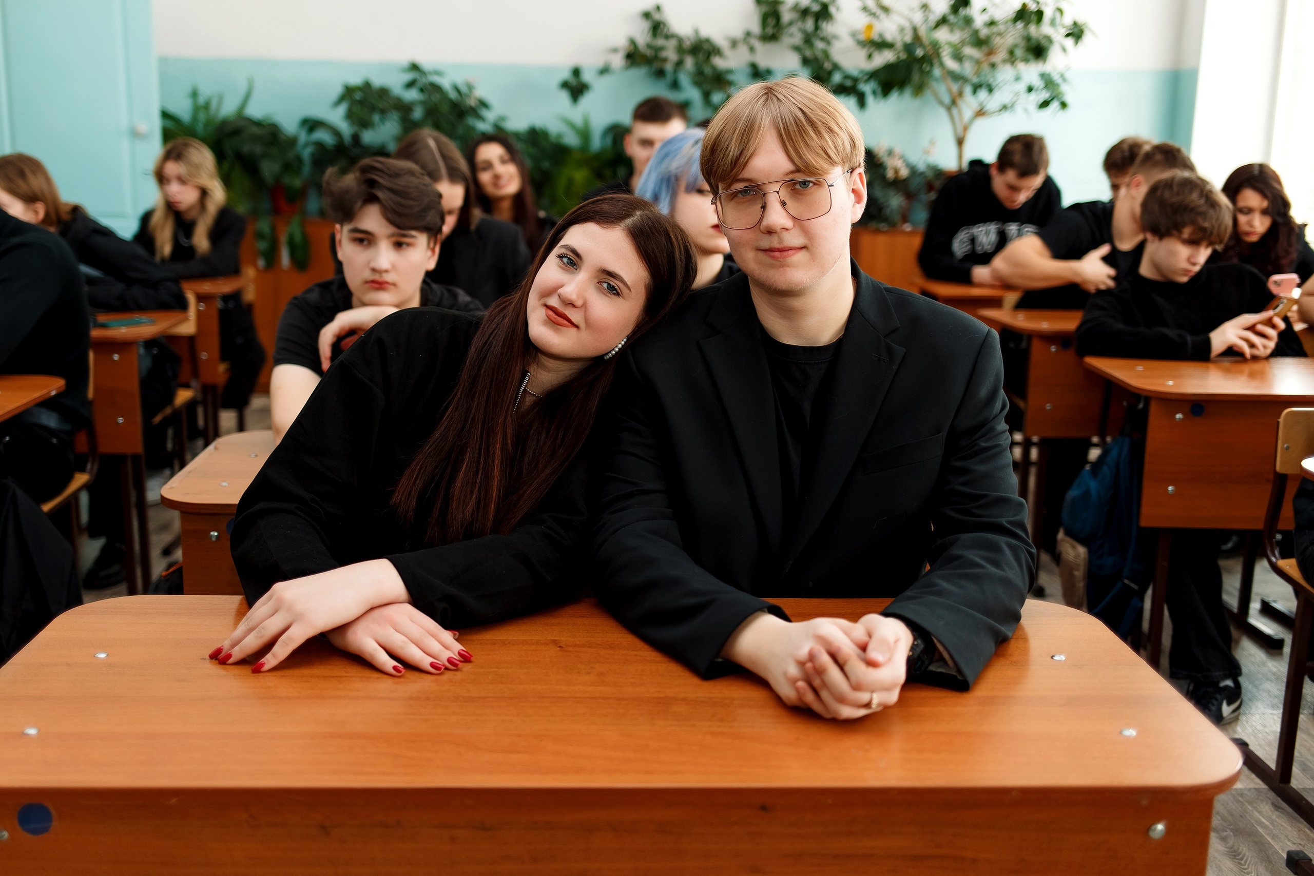 11 класс съемка в школе. Фотограф Любовь Корниенко, Примоский край