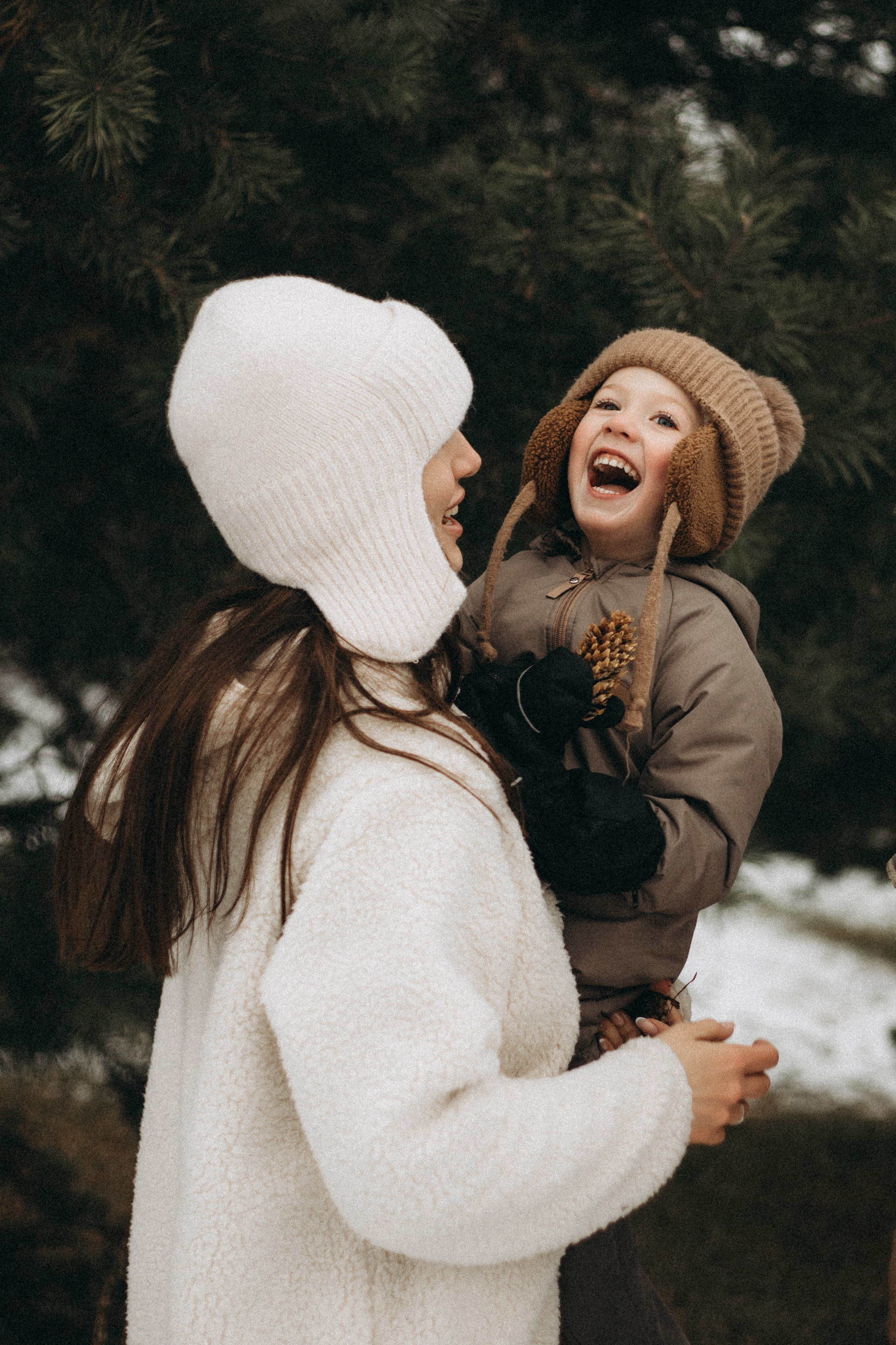 Первый снег. Фотограф в Москве Диана Малимон