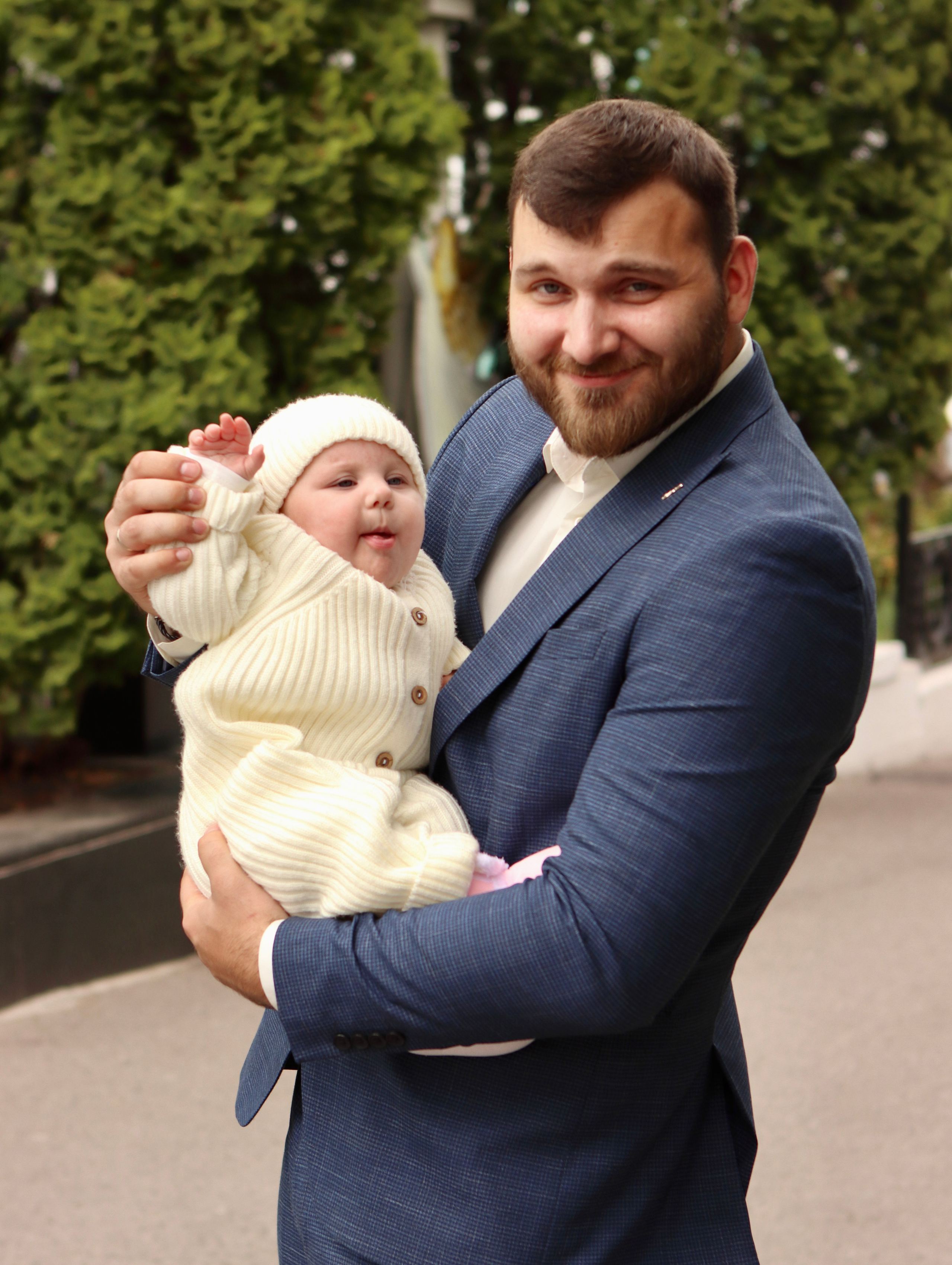 Анастасия и Вадим — крещение Виктории. Фотограф в Курске Смирнов Евгений