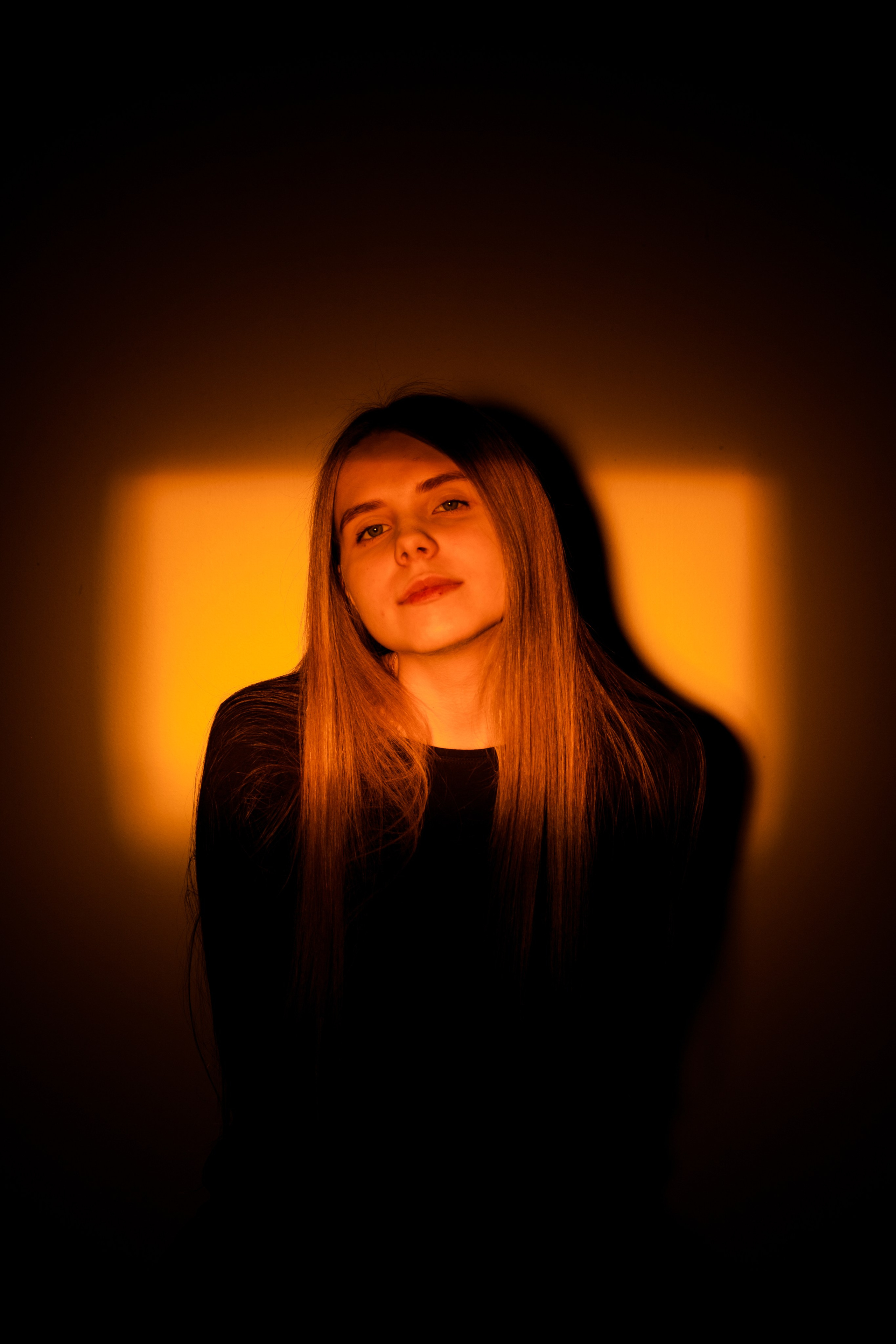 Нюта. Съёмка в студии с цветным светом. Lickord