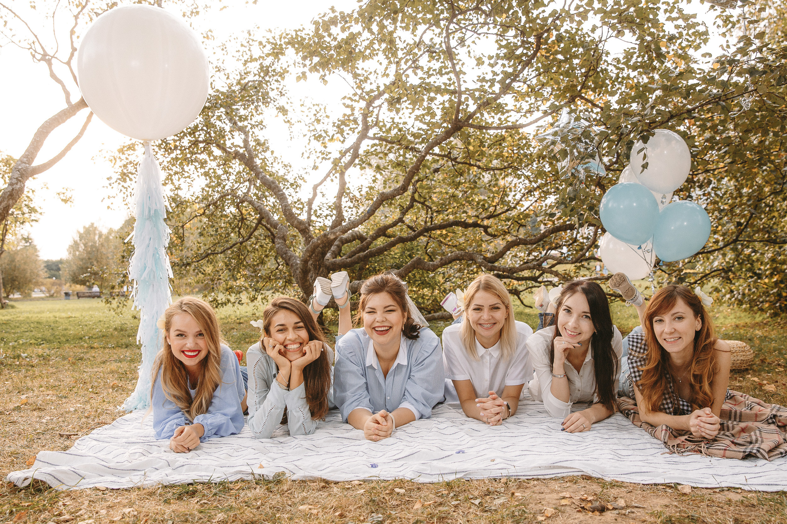 Фотограф на девичник на улице для Маргариты в Ботаническом саду