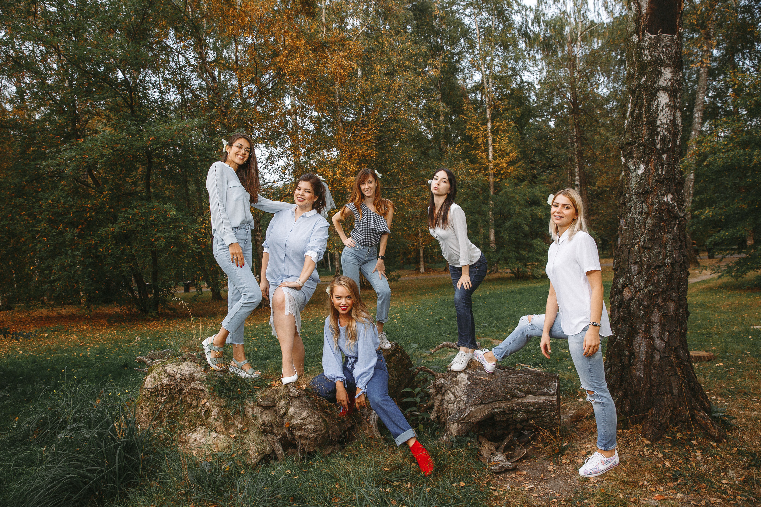 Фотограф на девичник на улице для Маргариты в Ботаническом саду