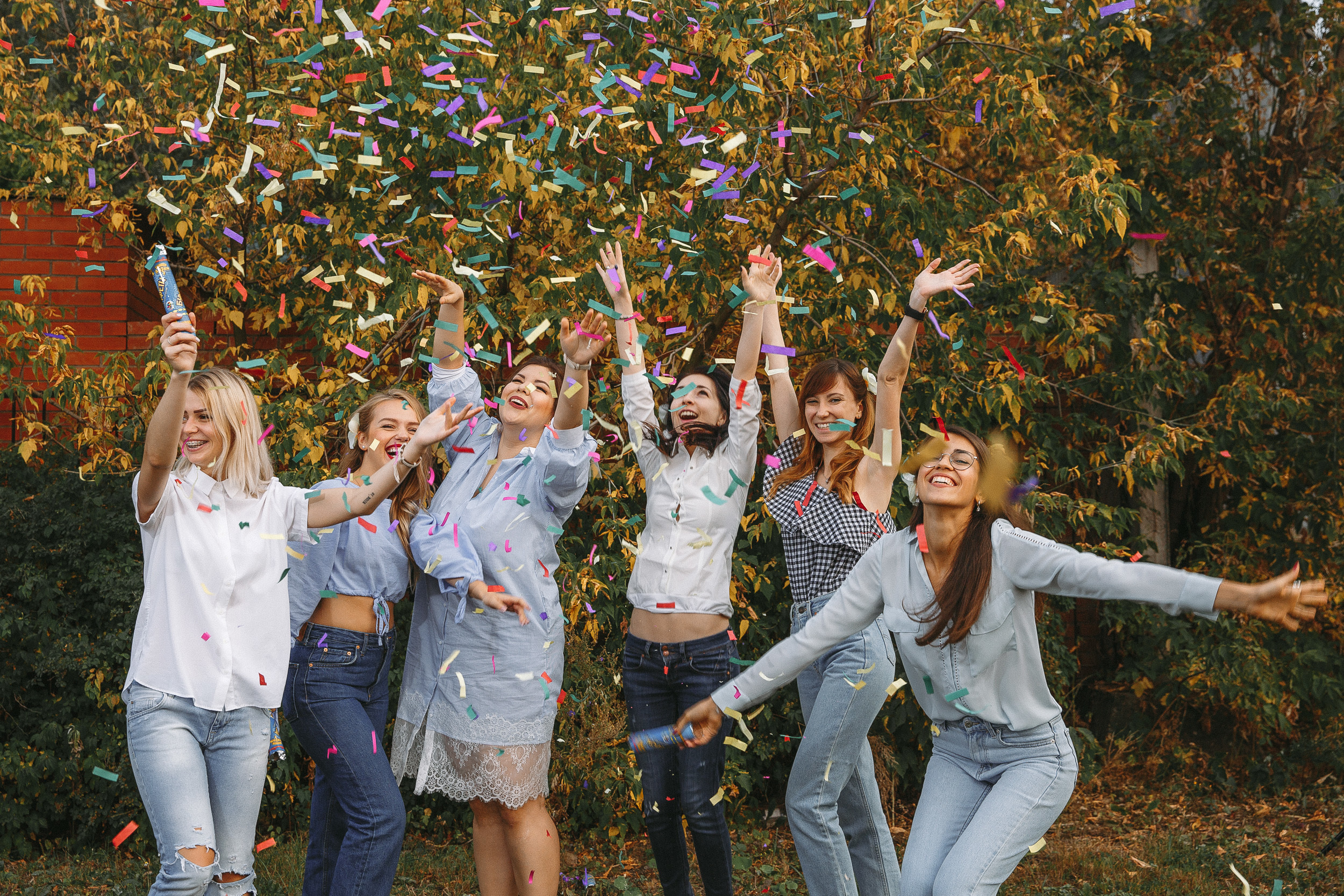 Фотограф на девичник на улице для Маргариты в Ботаническом саду