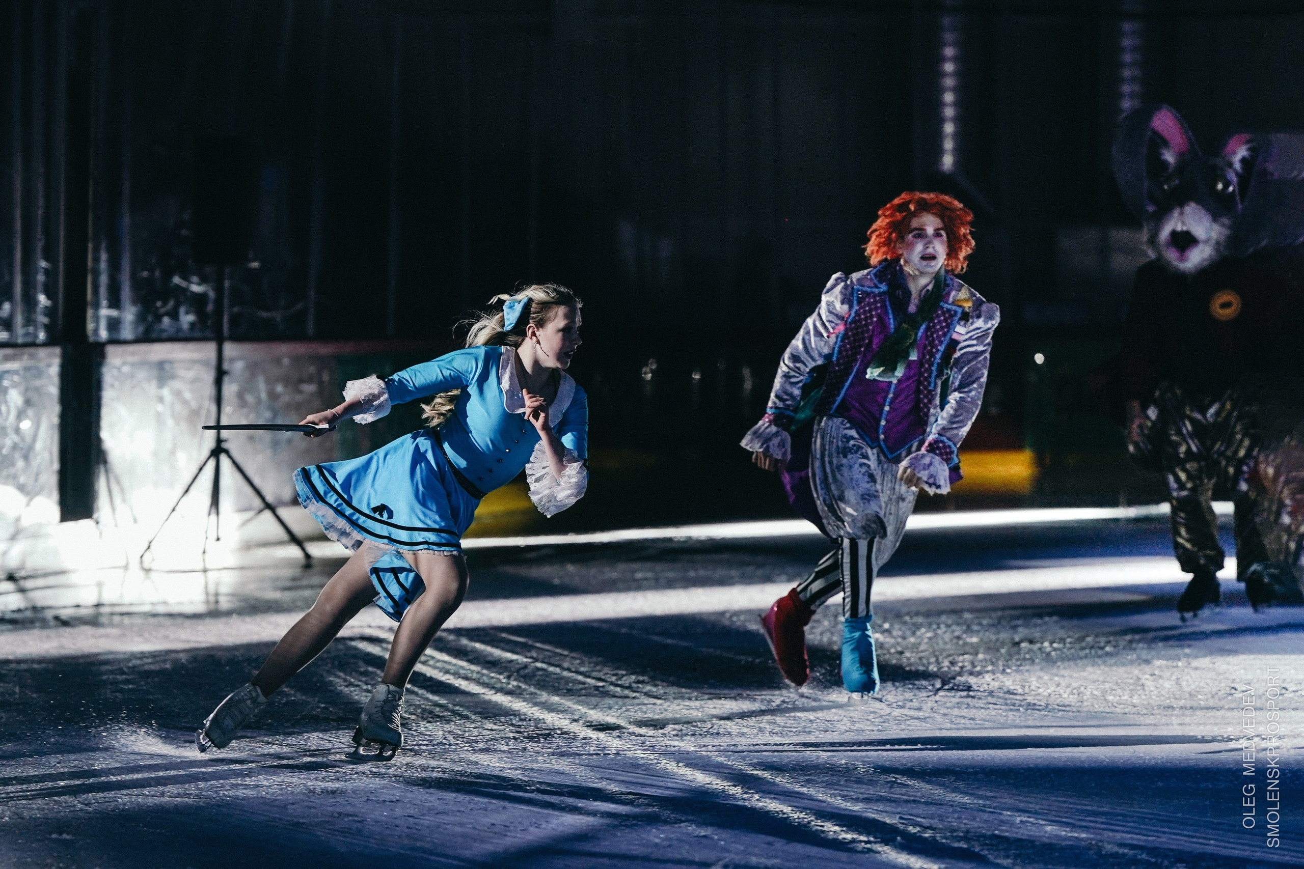 Алиса в стране чудес шоу на льду. Спортивный фотограф Олег Медведев | prosport67 | Смоленск