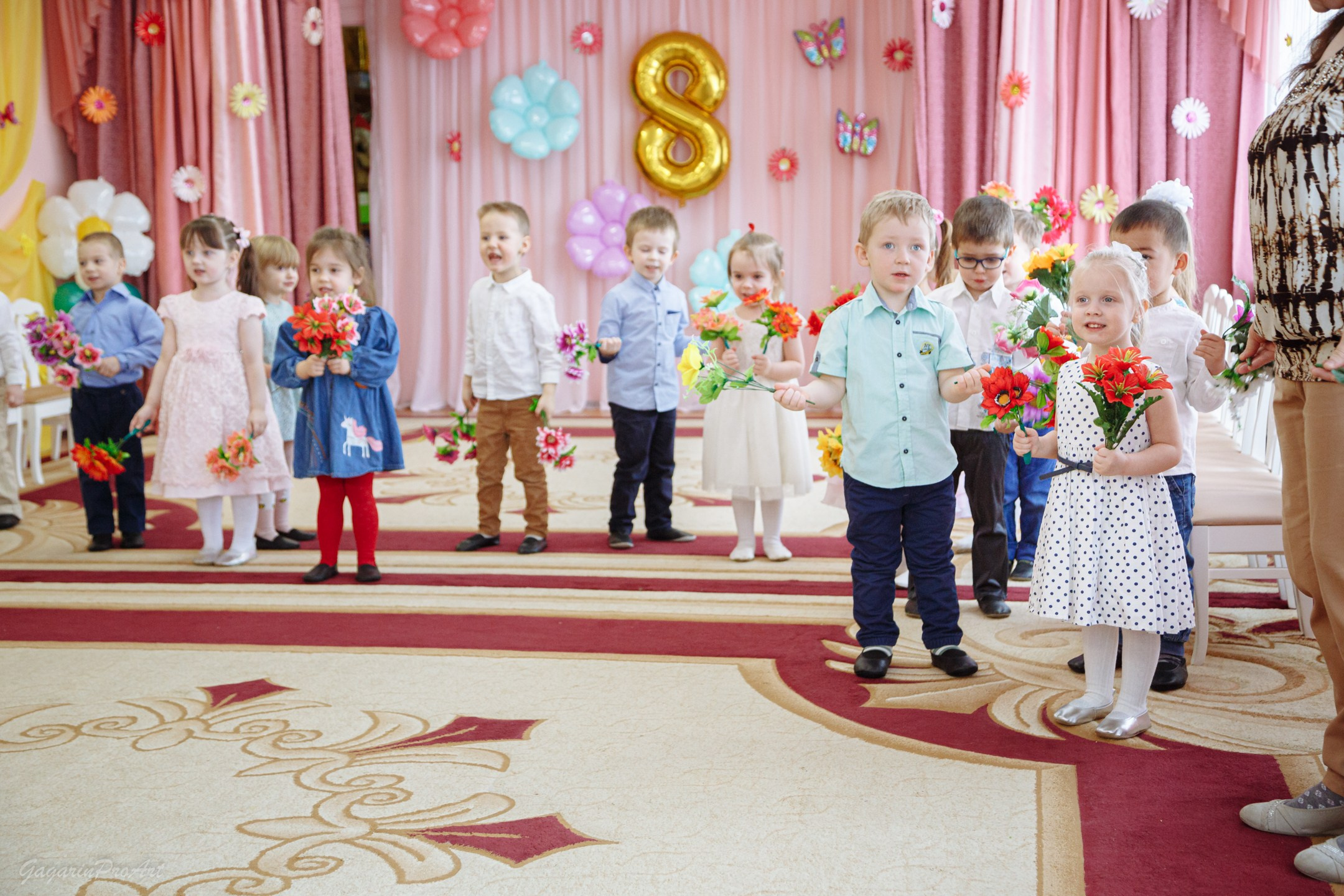 Репортаж в саду на утренник. GagarinProArt