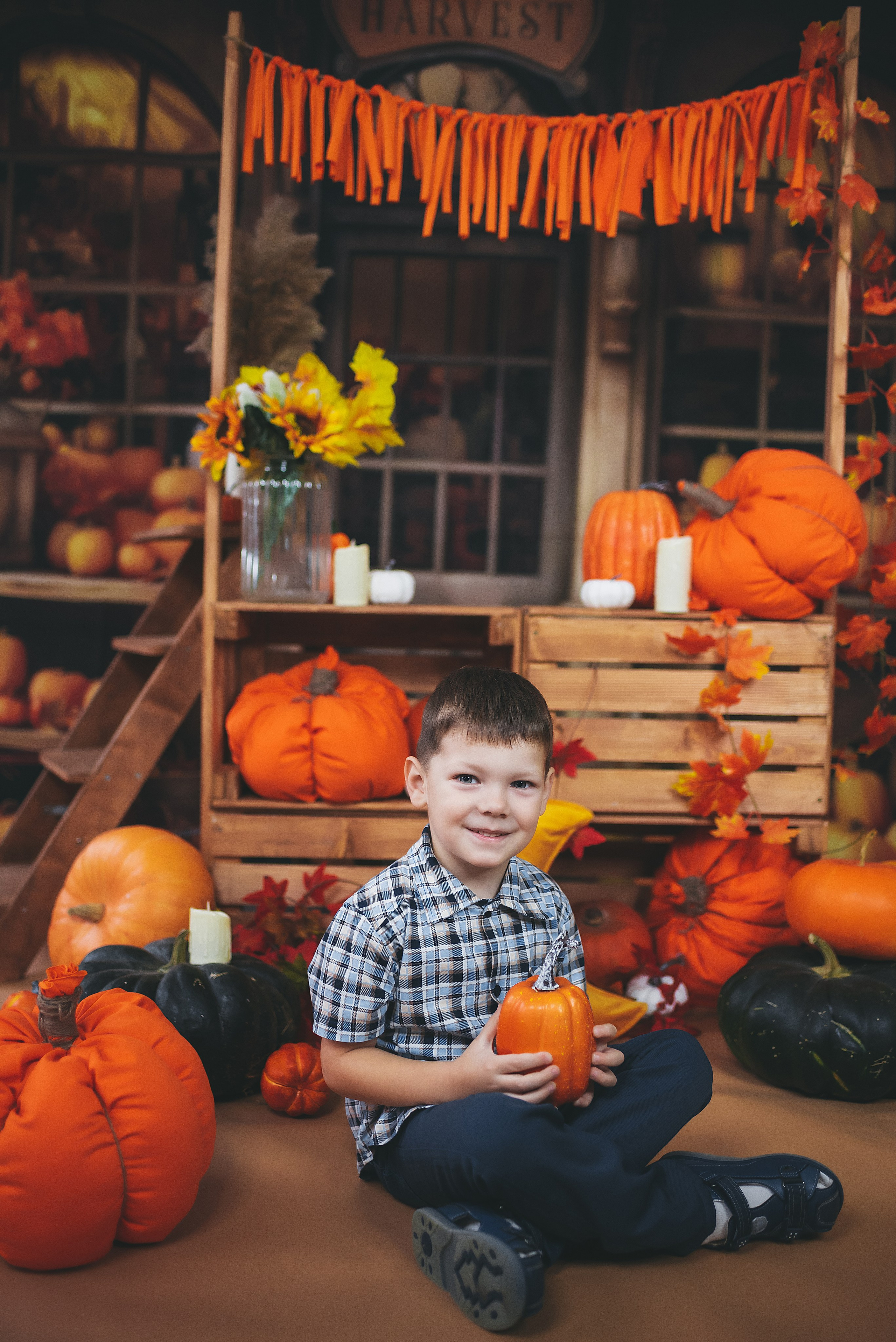 ПРОЕКТ осенний «Тыковки». Семейный и детский фотограф в Тейково