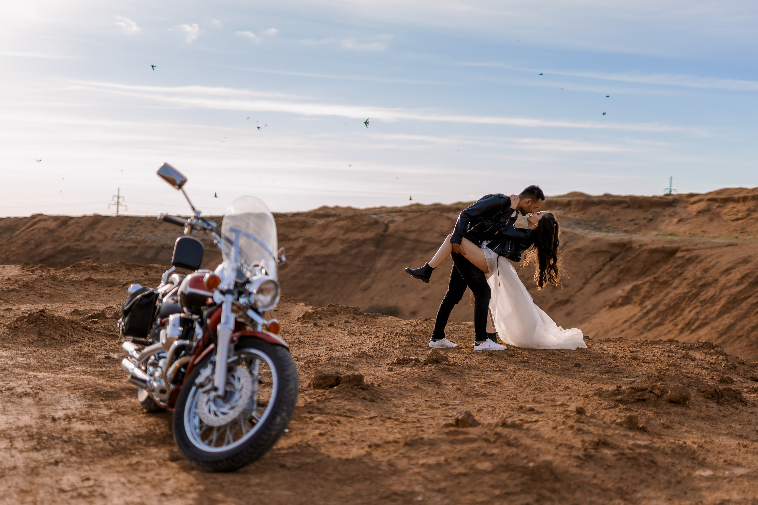 Love on a bike. Свадебный фотограф Решетников Дмитрий