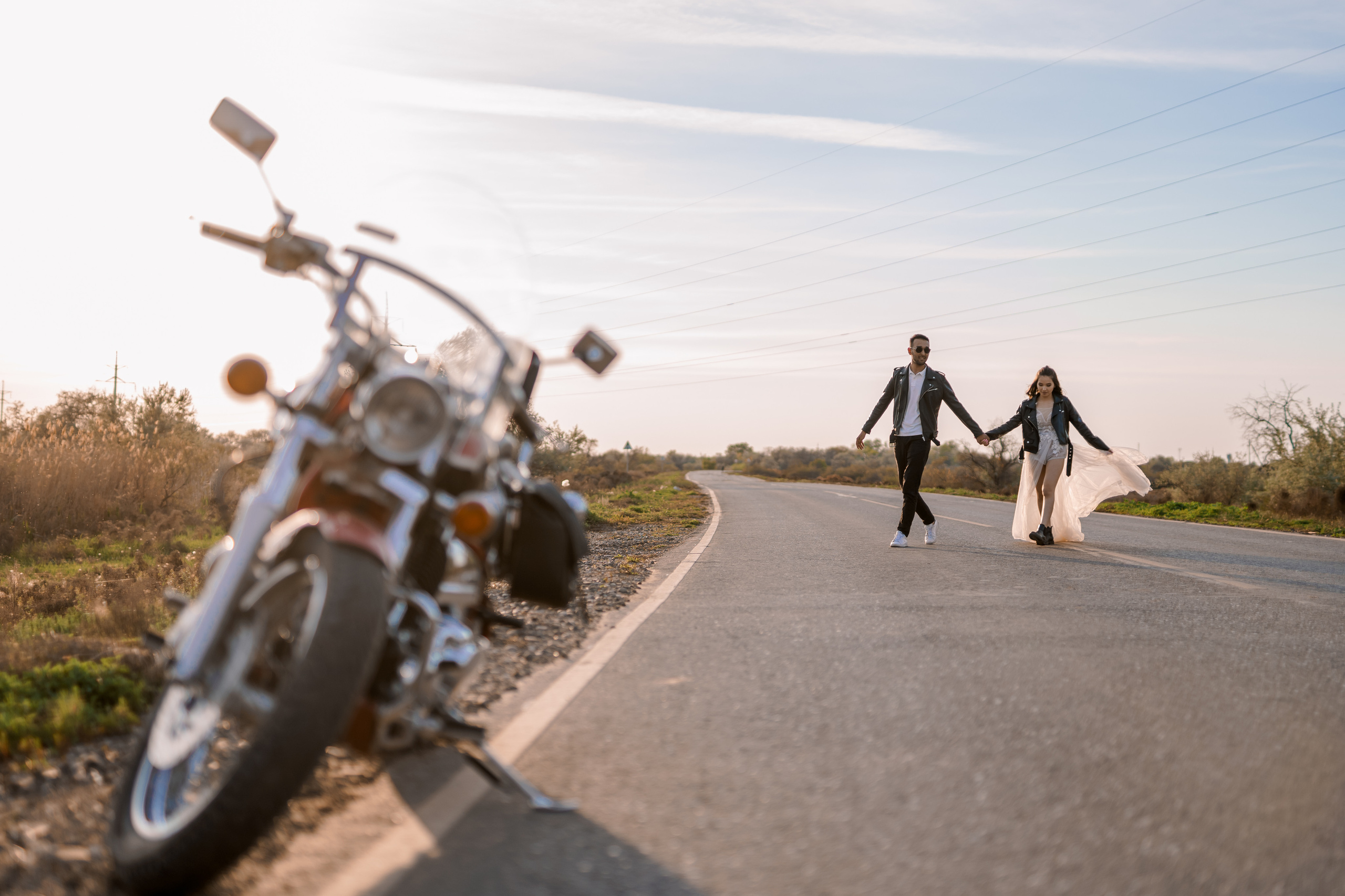 Love on a bike. Свадебный фотограф Решетников Дмитрий