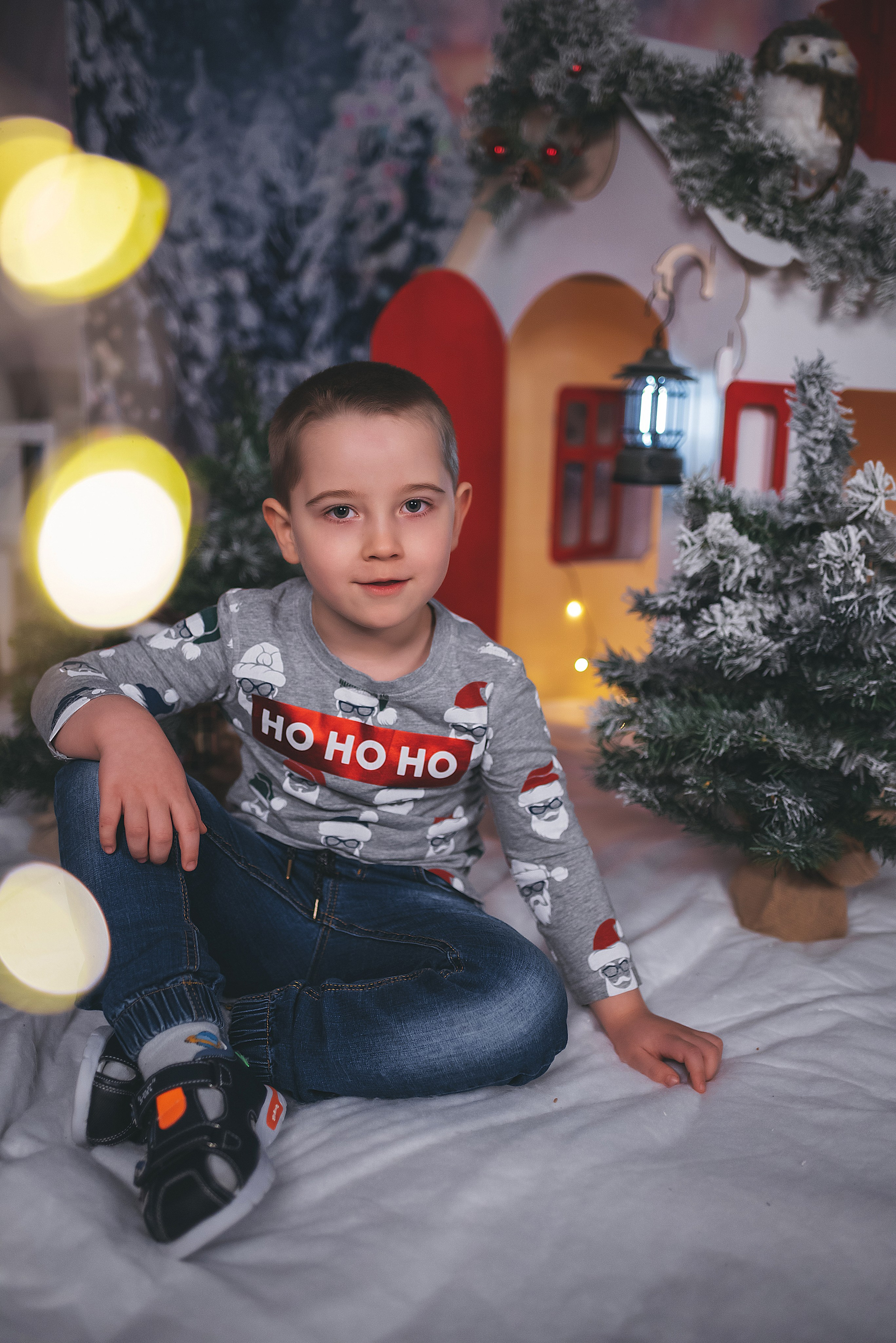 Проект «Новогодний домик». Семейный и детский фотограф в Тейково