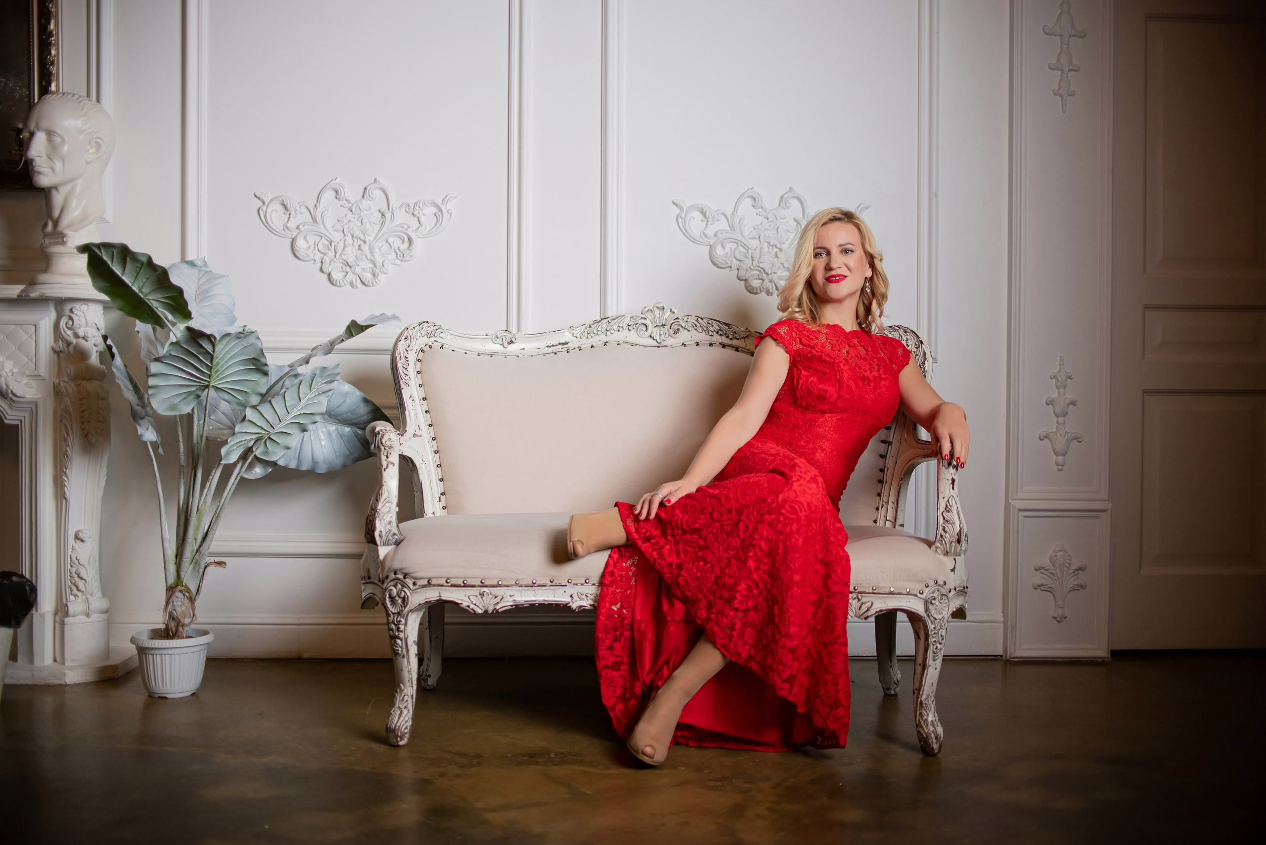 "Портрет женщины в профессиональной студии в Москве на ВДНХ