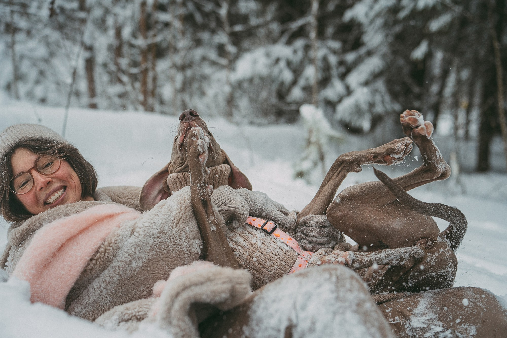 Лена и Фанни. Фотограф анималист в Москве и Санкт-Петербурге Свиридова Анна