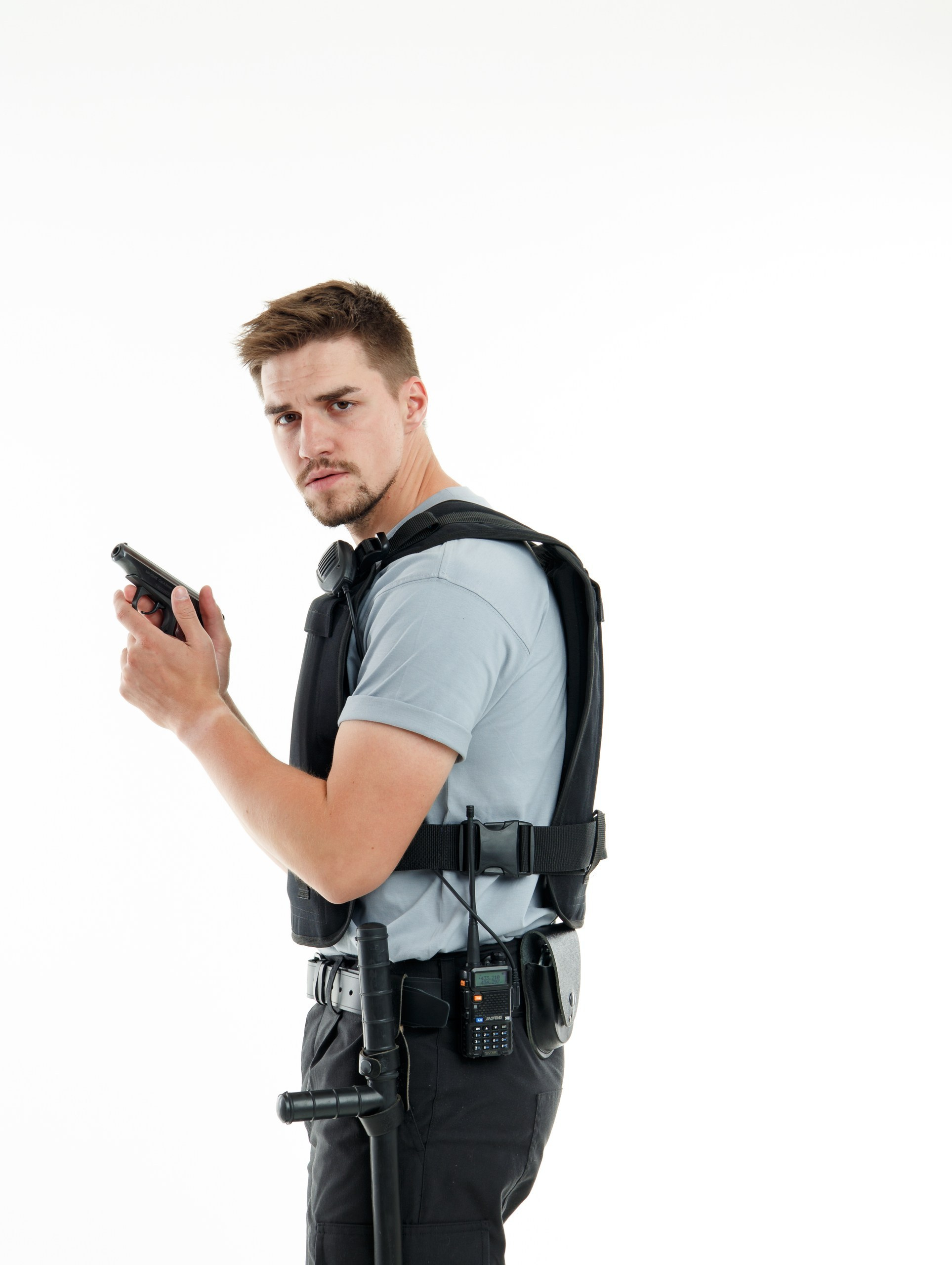 Съёмка бронежилетов. Студия коммерческой съемки ХВОЯ