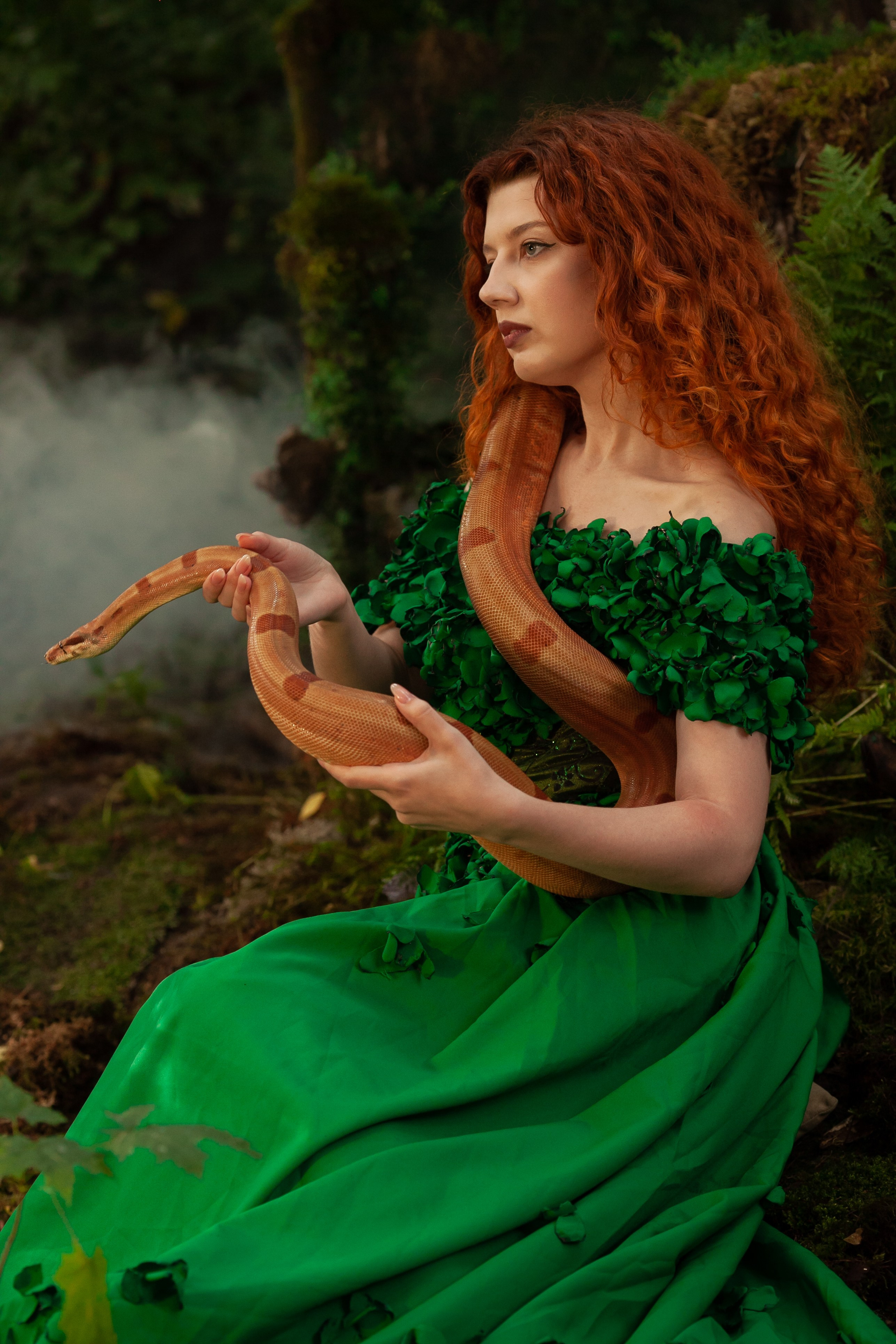 Фотосессия со змеей. Детский и семейный фотограф в Москве СВАО Екатерина Алалыкина