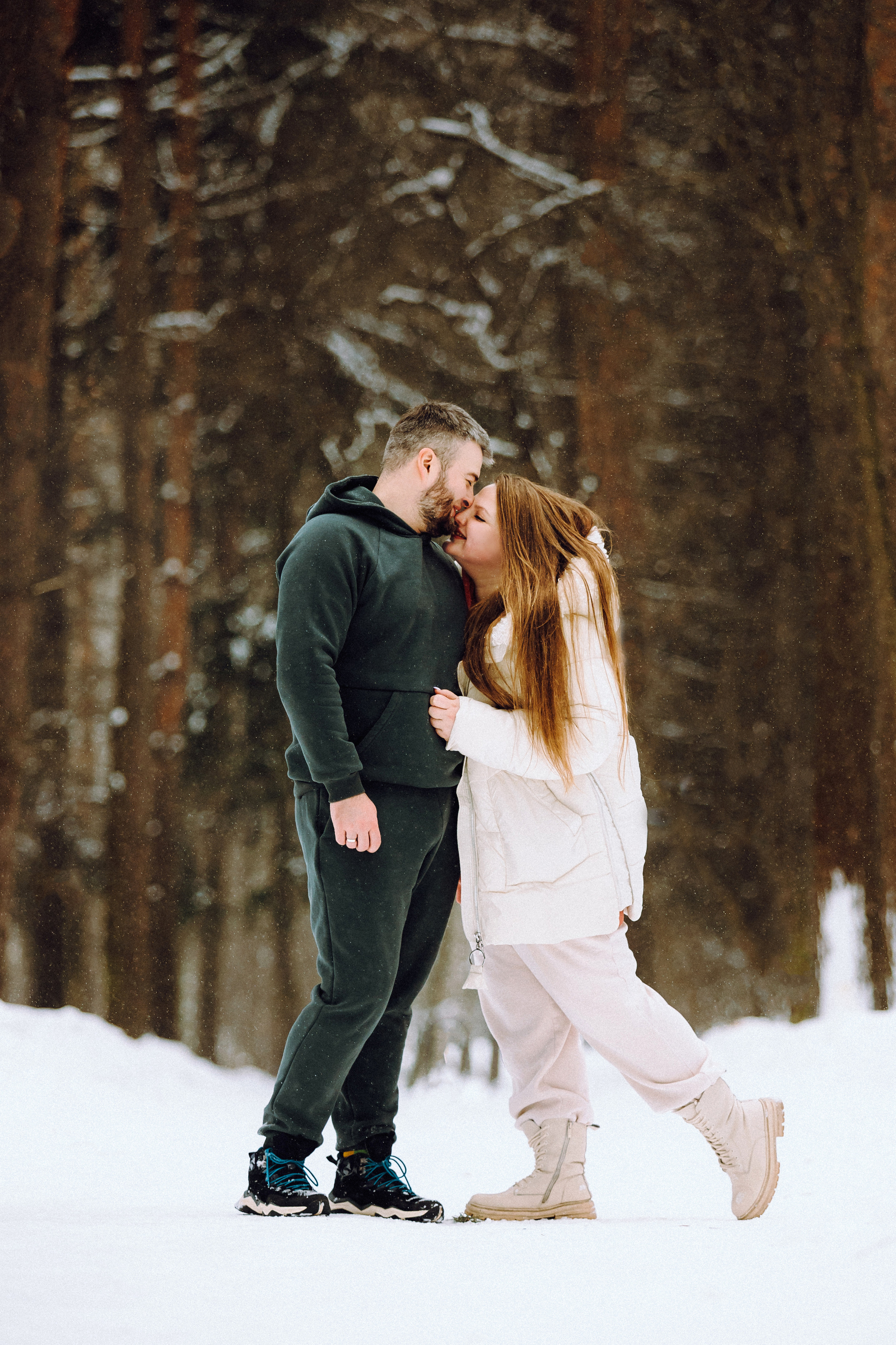 Кристина, Леша и Санта