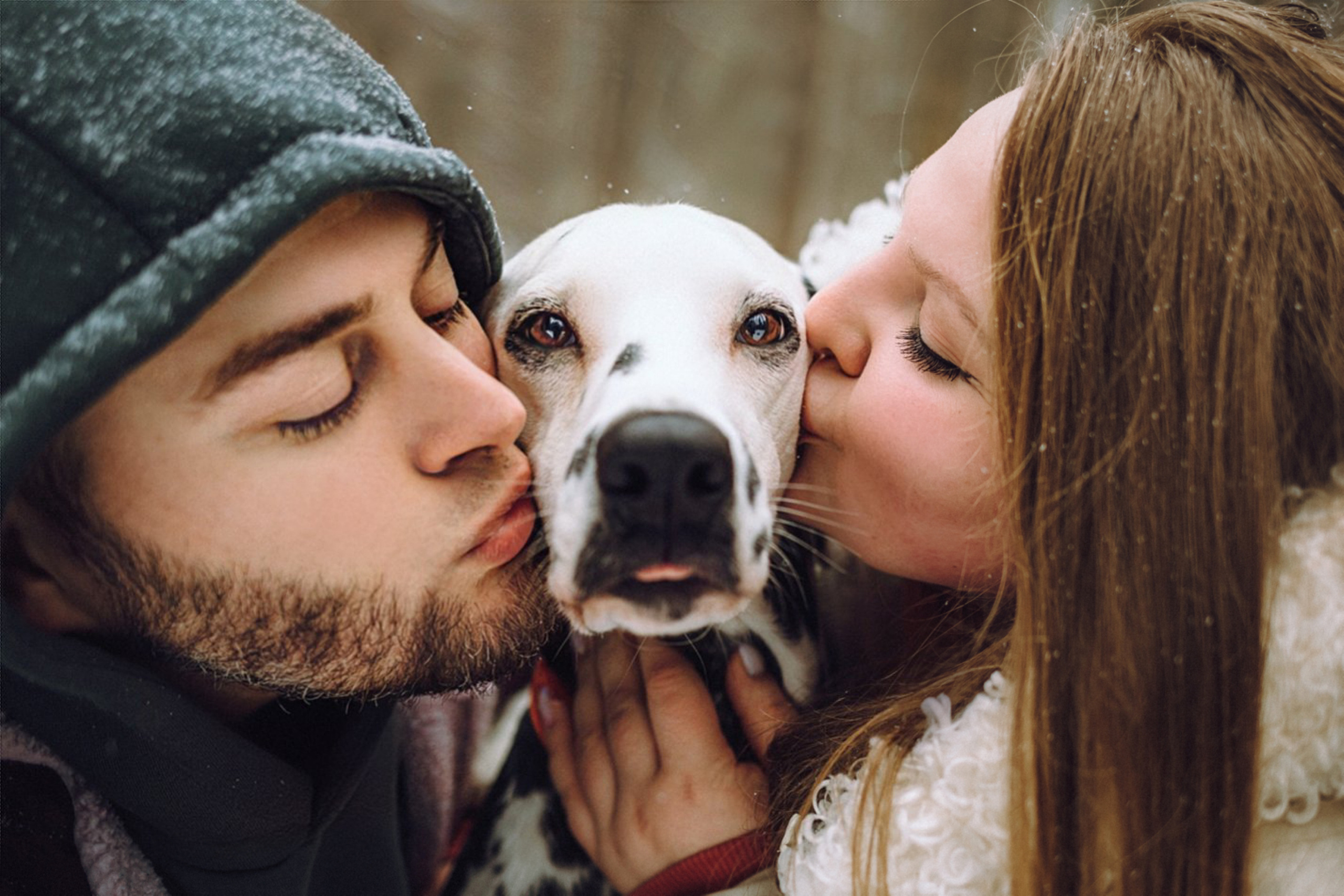 Кристина, Леша и Санта