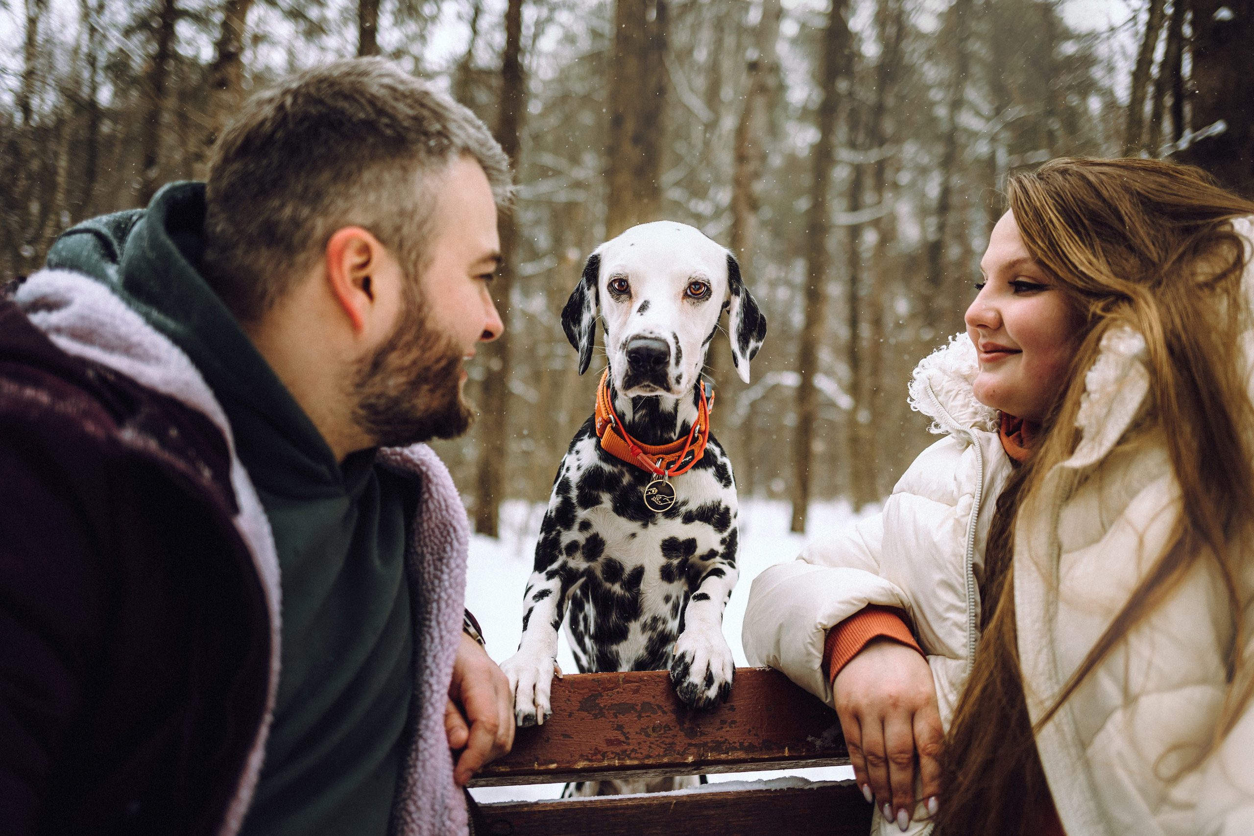 Кристина, Леша и Санта