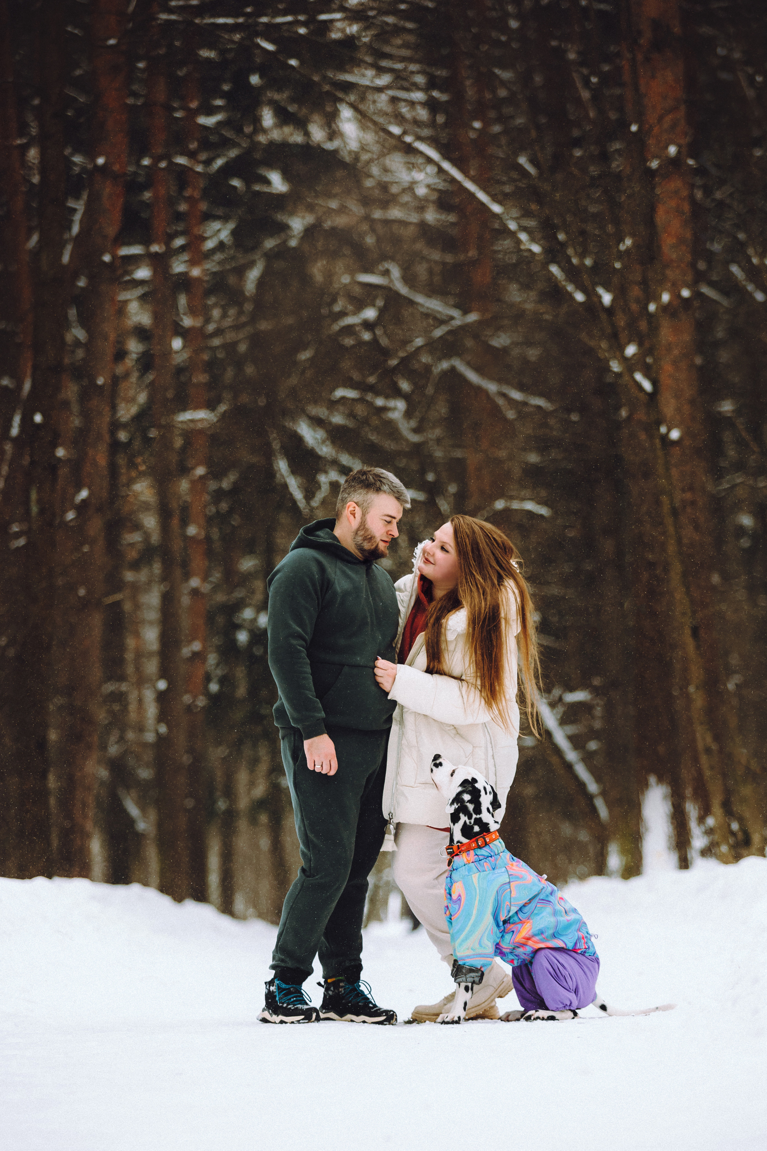 Кристина, Леша и Санта