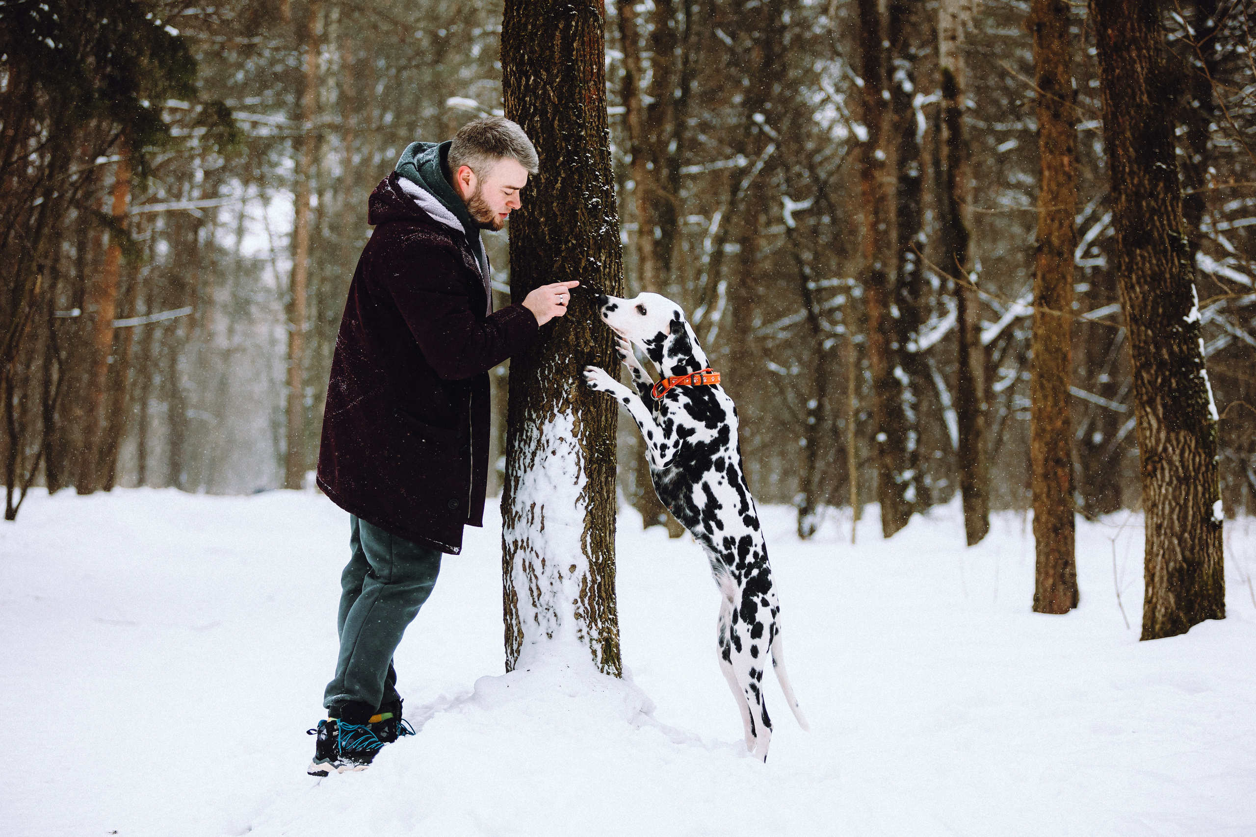 Кристина, Леша и Санта