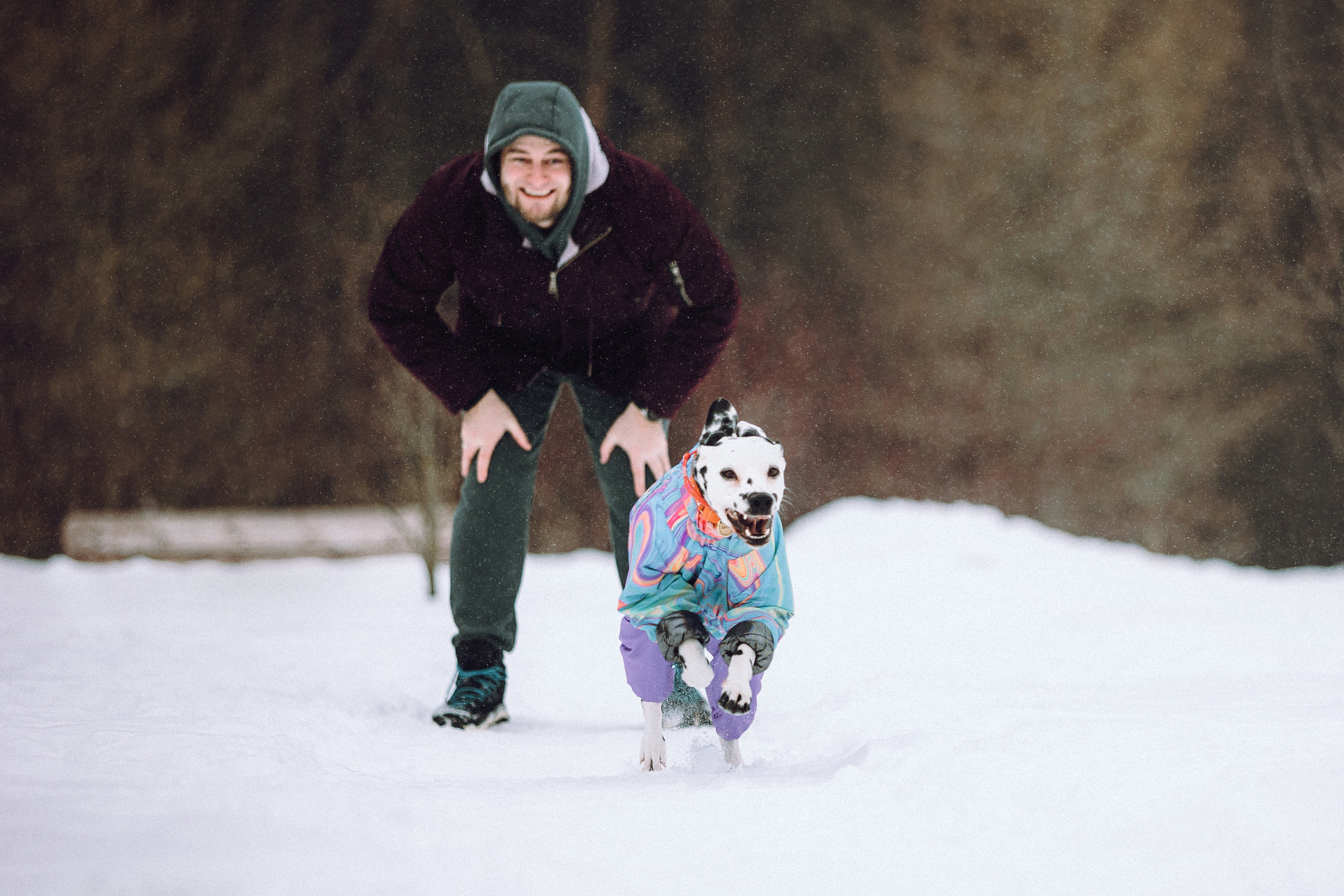 Кристина, Леша и Санта