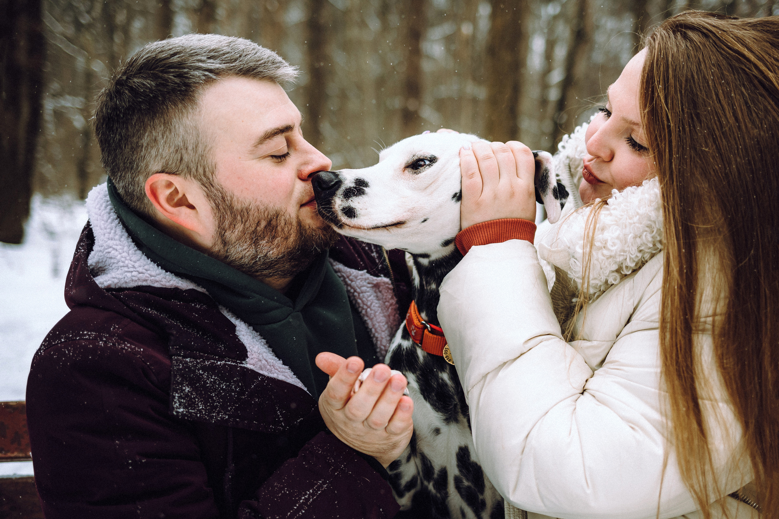 Кристина, Леша и Санта