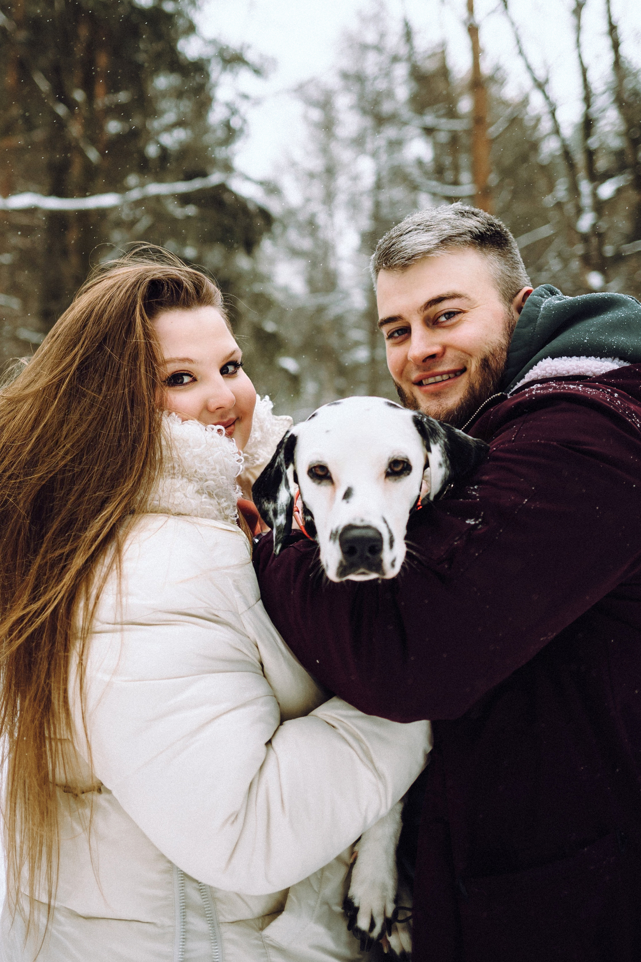 Кристина, Леша и Санта