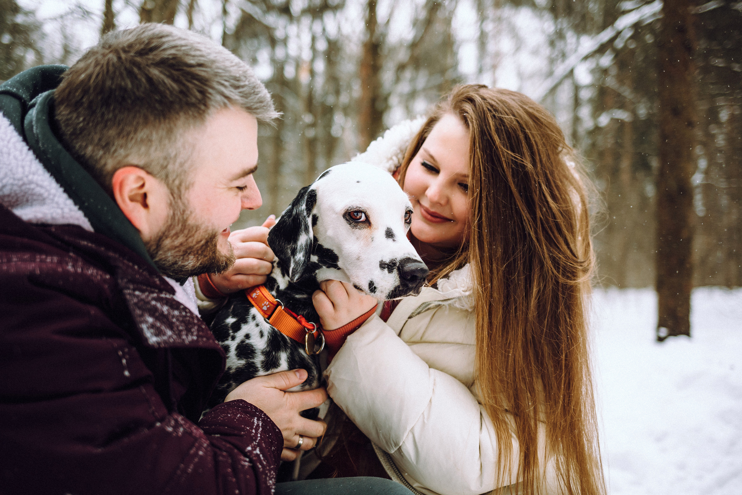 Кристина, Леша и Санта