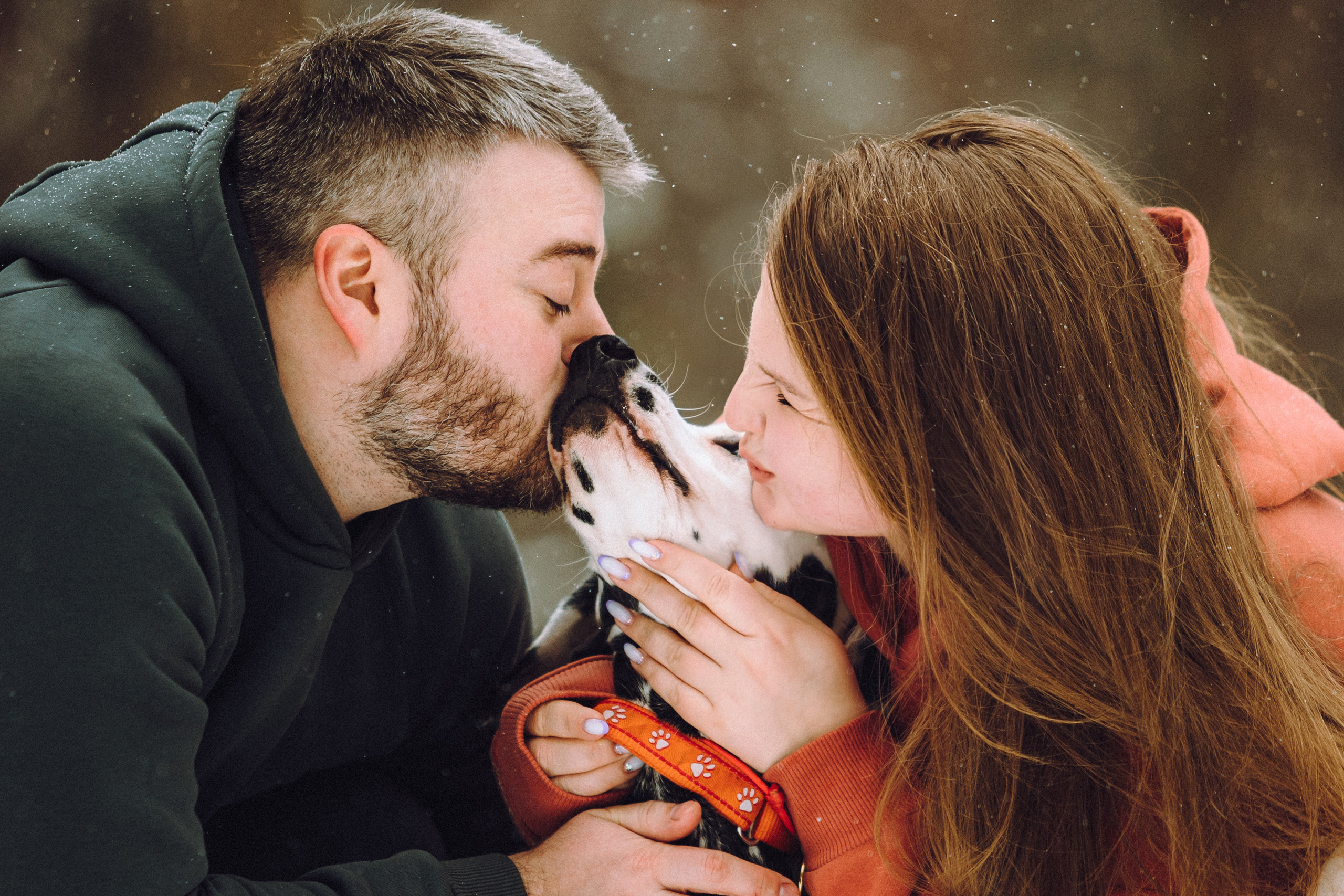 Кристина, Леша и Санта