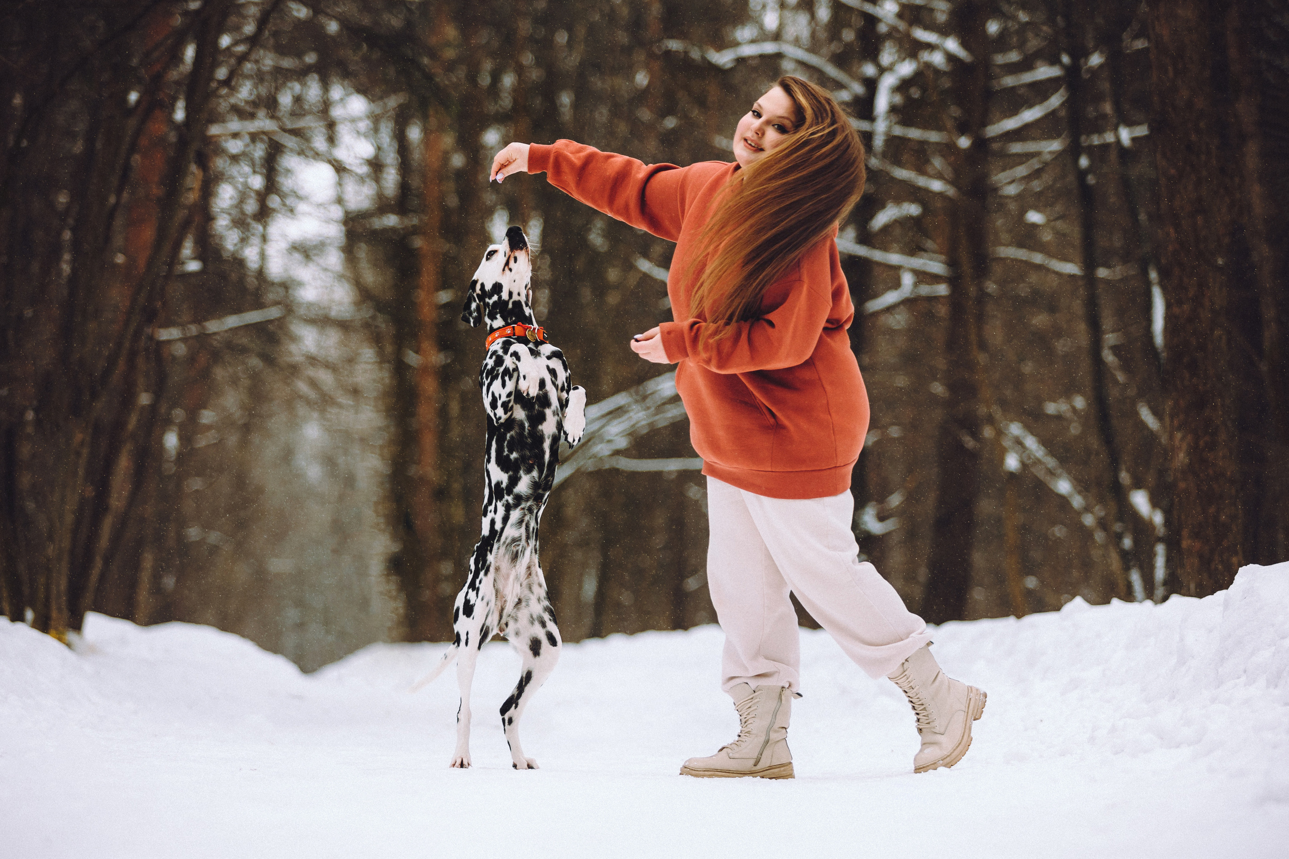 Кристина, Леша и Санта