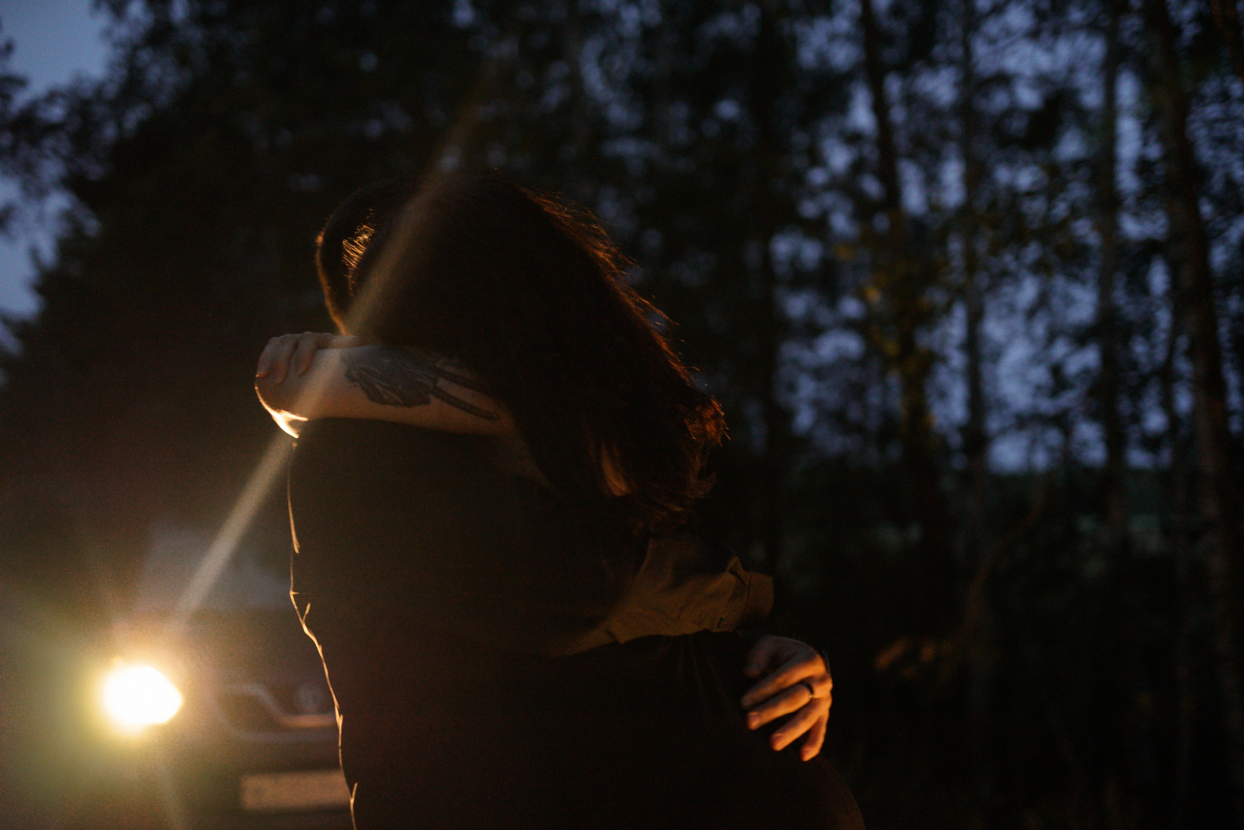 Поздний закат