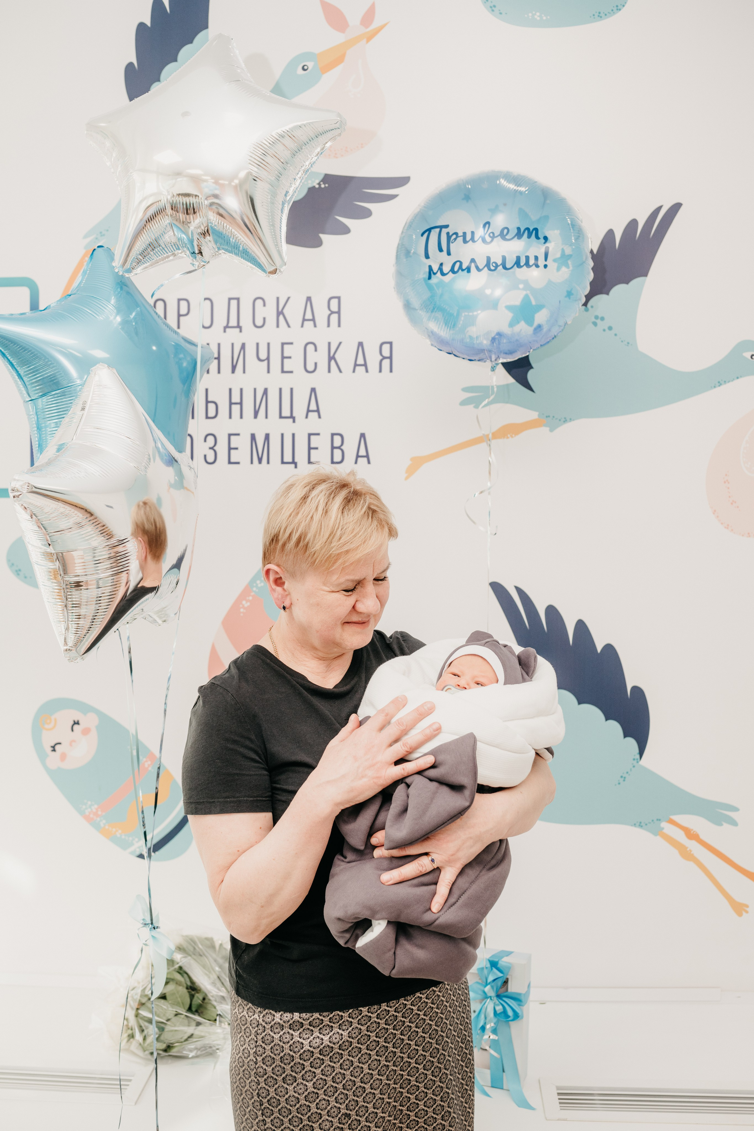 Выписка Егора. Фотограф на выписку из роддома в Москве и МО