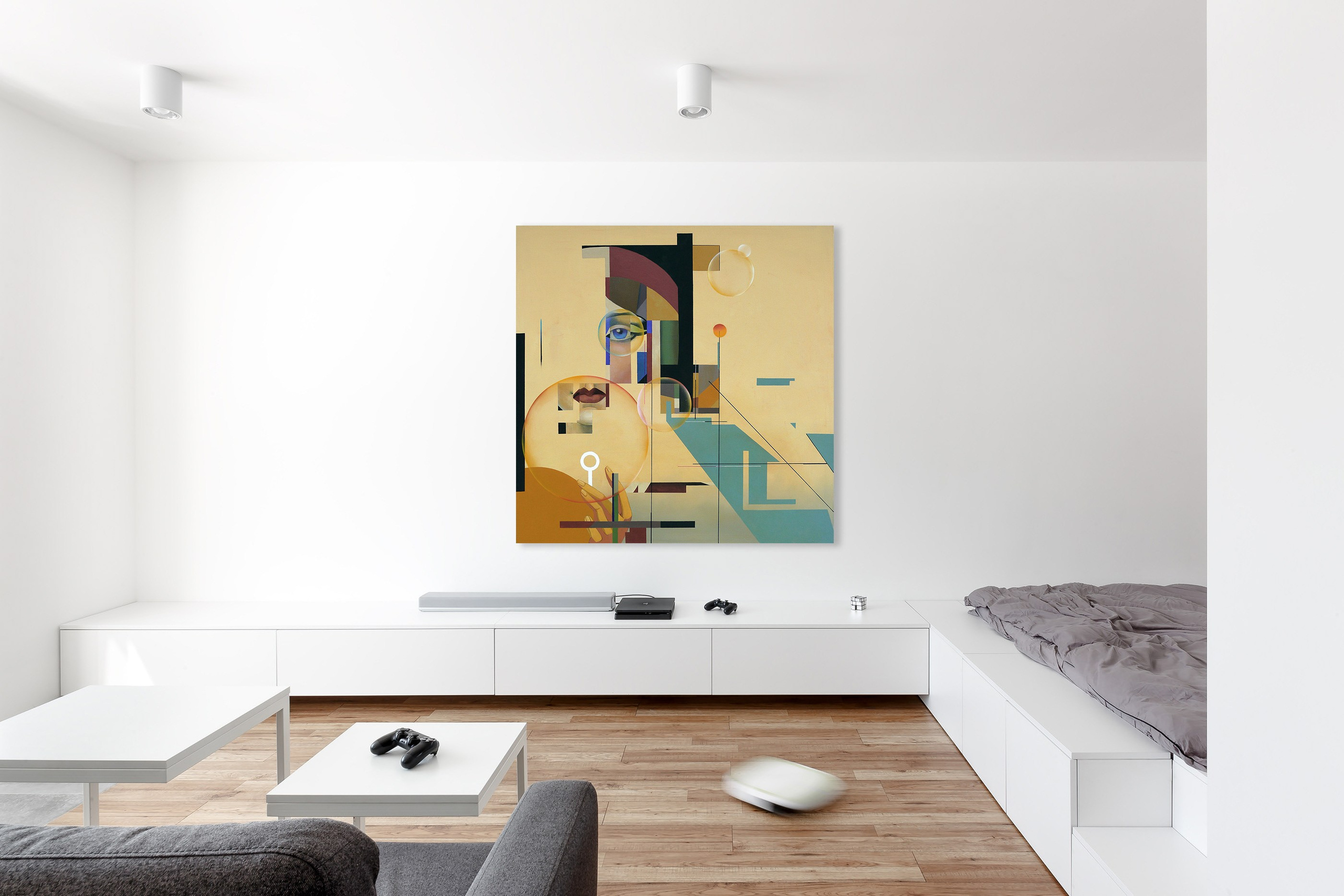 Солнцестояние. Художник-абстракционист Ольга Рикун. Москва