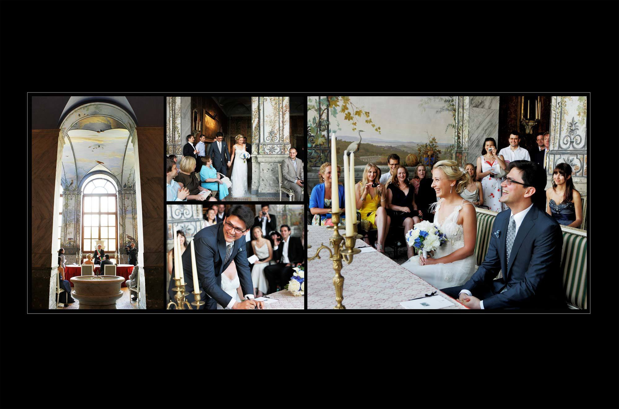 свадьба за границей, регистрация брака в мэрии Рима