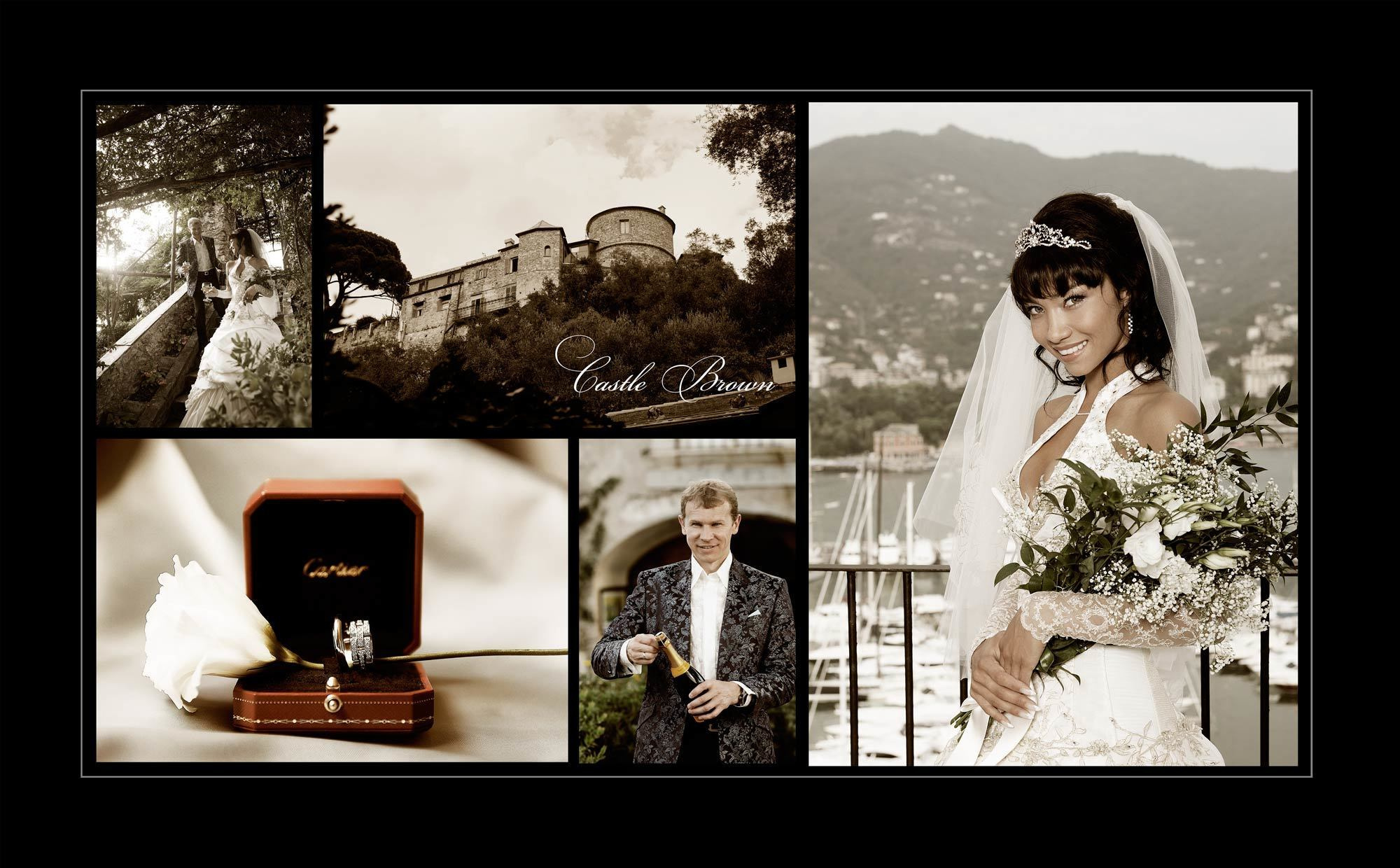 свадьба в Портофино castello Brown