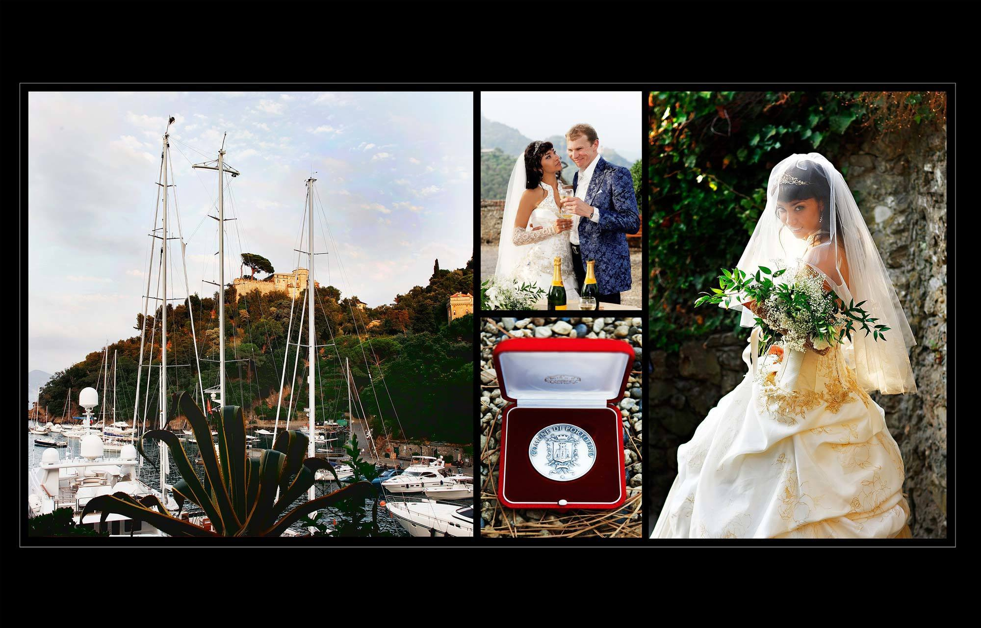 свадебная церемония для двоих, wedding in Portofino