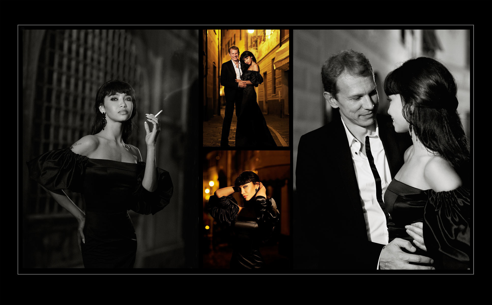 ночная фотосессия в Портофино, свадьба в Италии