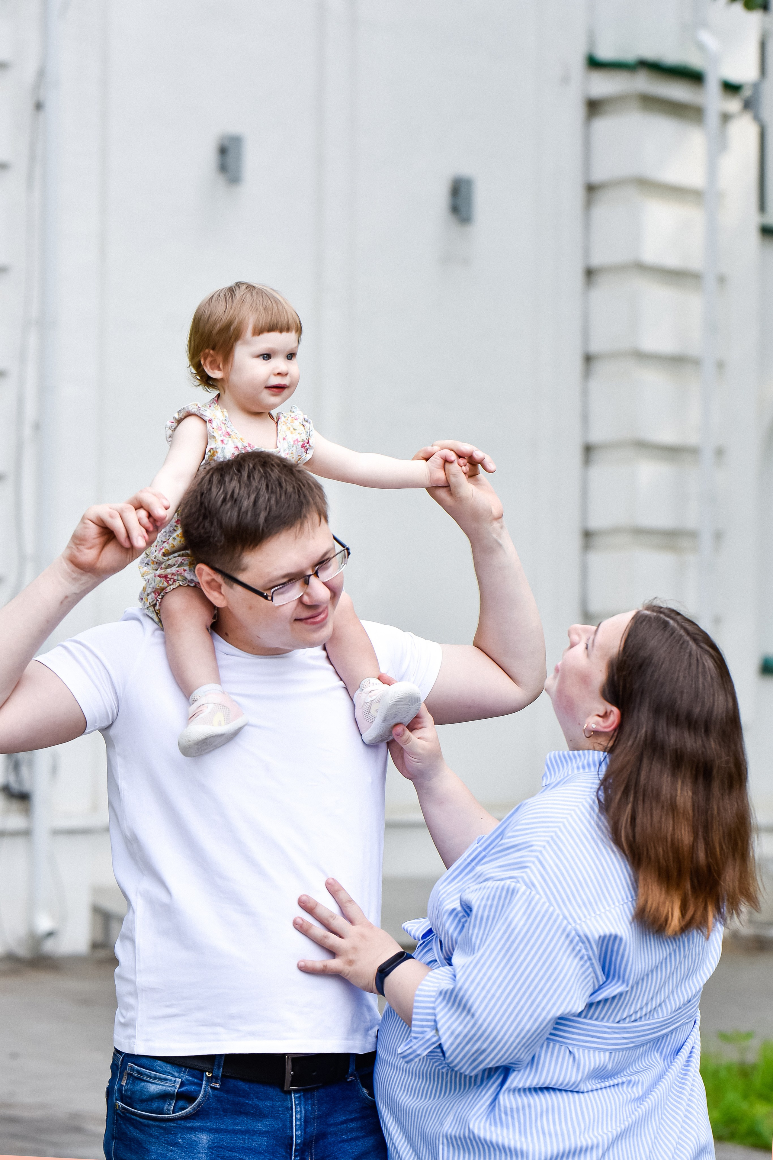 Семья Натальи, Сергея и Машеньки