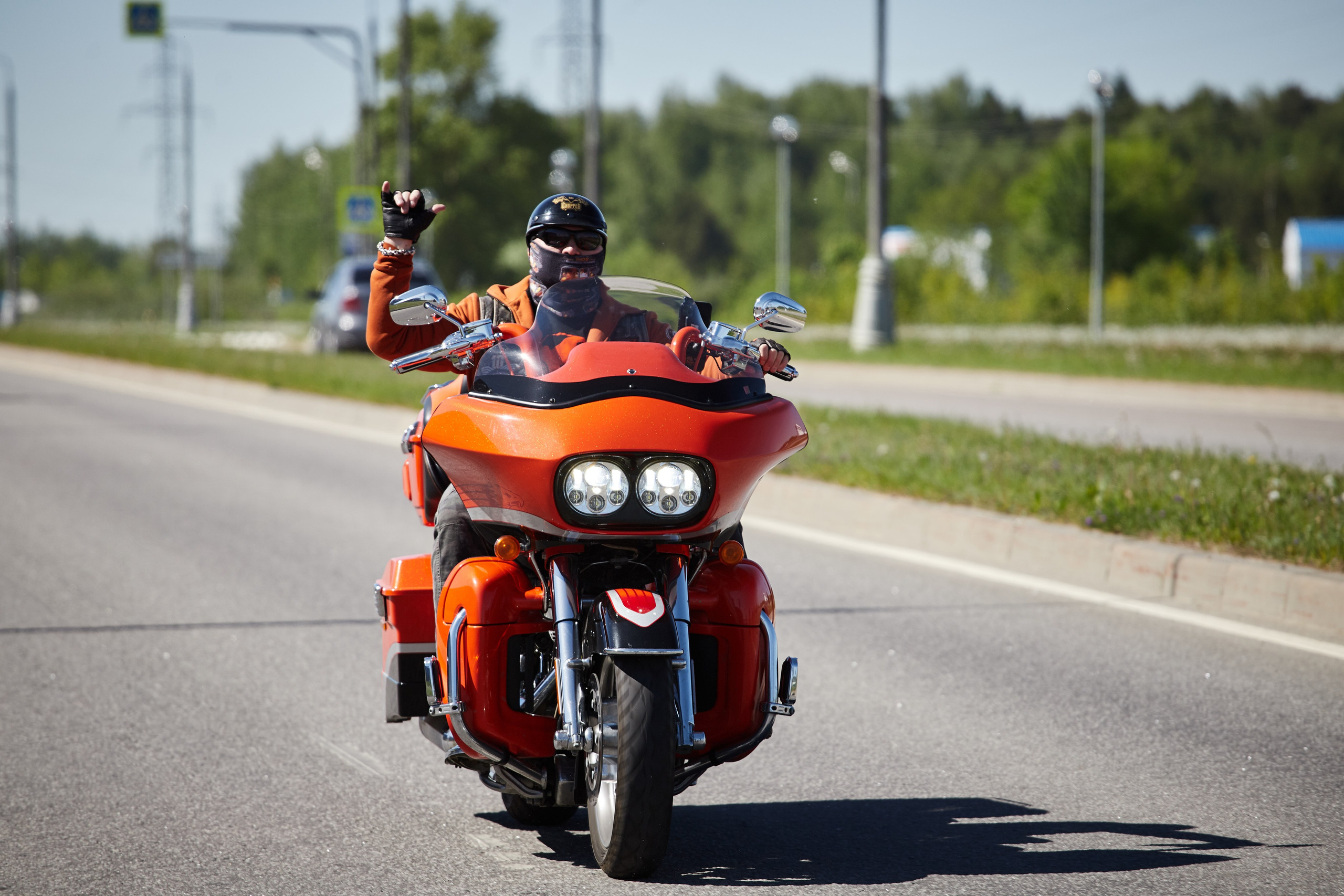 Harley Davidson Club Russia открытие мотосезона. Репортажный Фотограф