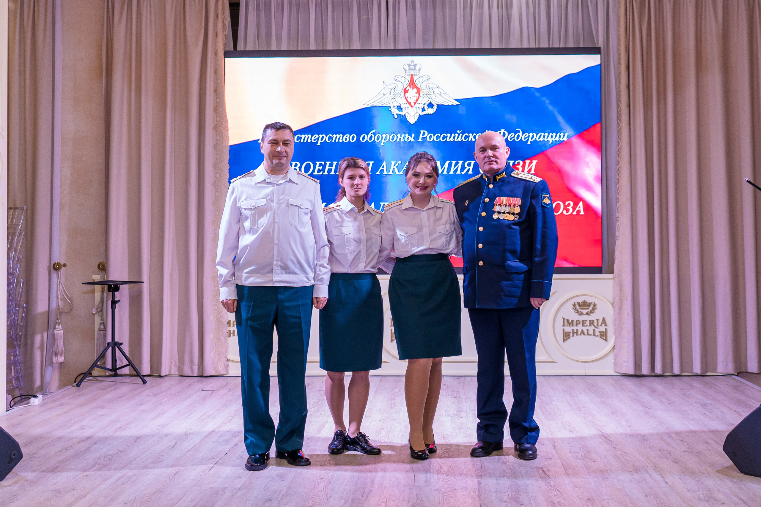 Фотосъемка выпуска военной академии и вручение дипломов