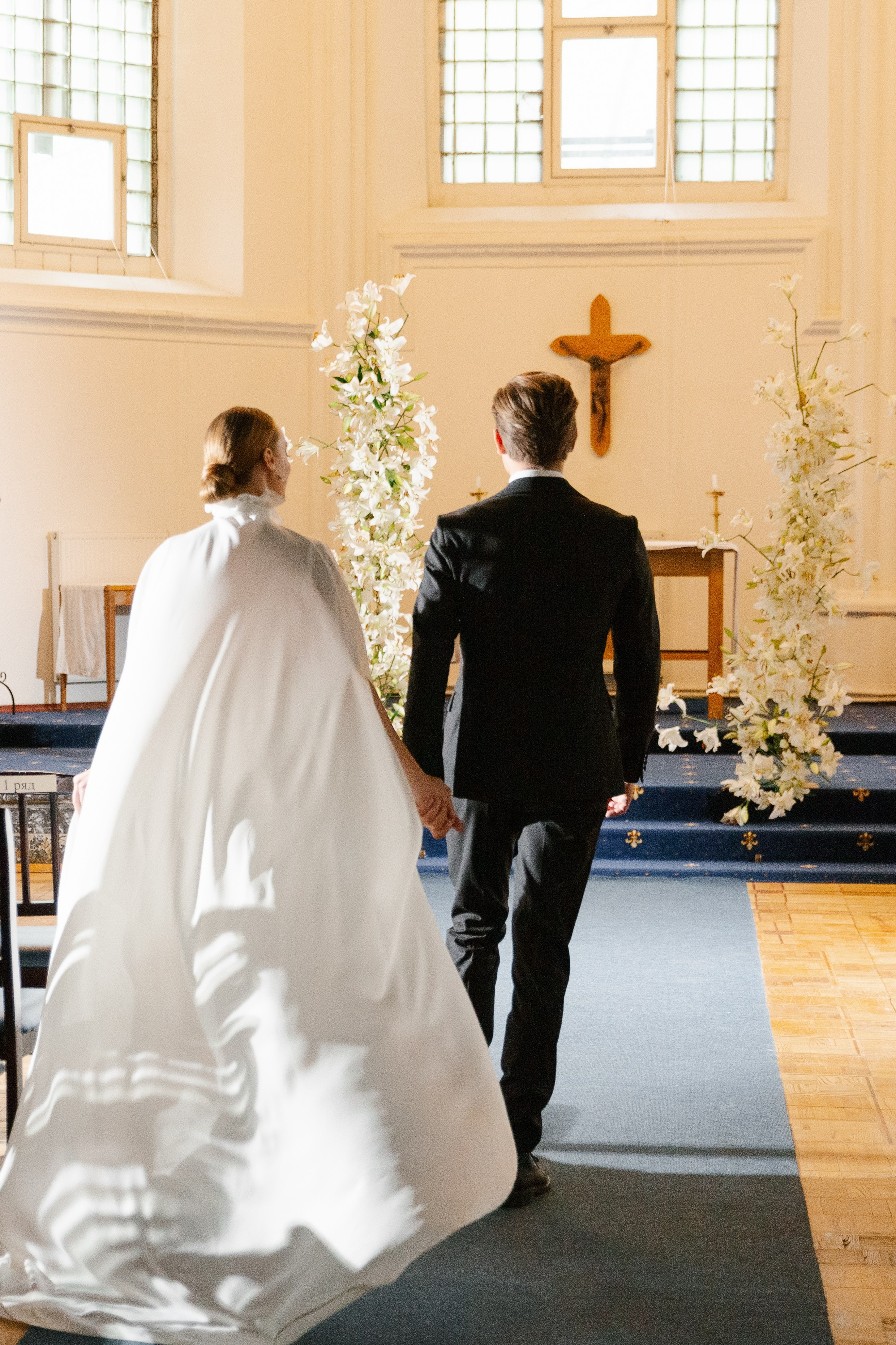 Съёмка в католической церкви. Свадебный фотограф Полина Панина