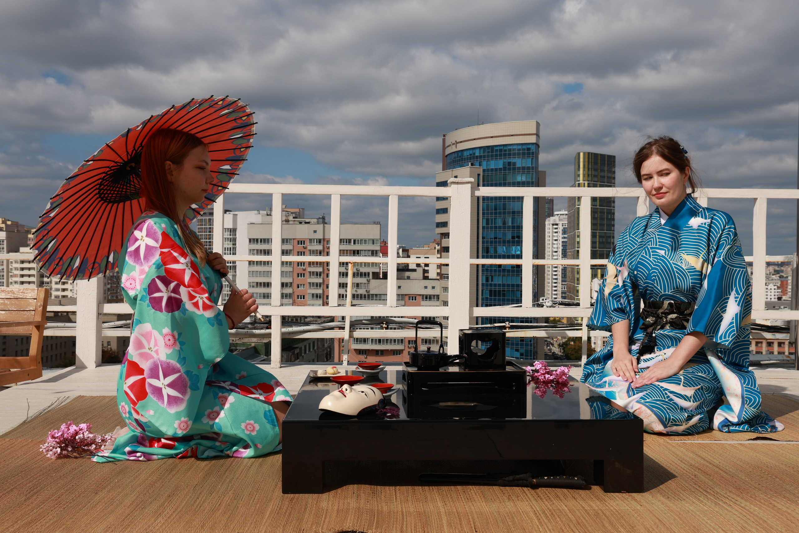 Япония, кимоно, чайная церемония, веер, косплей. Свадебный, семейный, женский и детский фотограф из Екатеринбурга